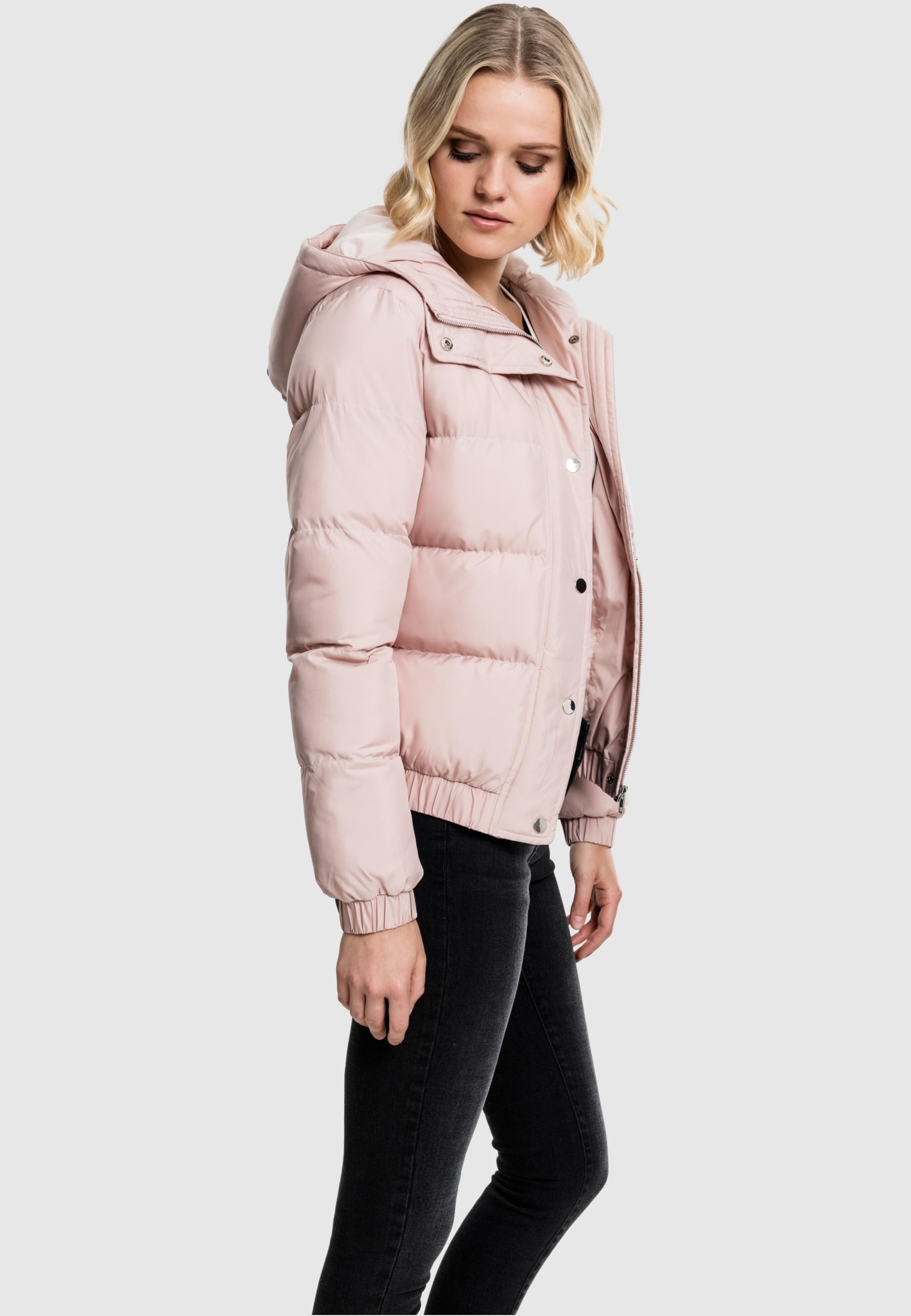 URBAN CLASSICS Winterjacke »Urban Classics Damen Ladies Hooded Puffer Jacket«, (1 St.), mit Kapuze