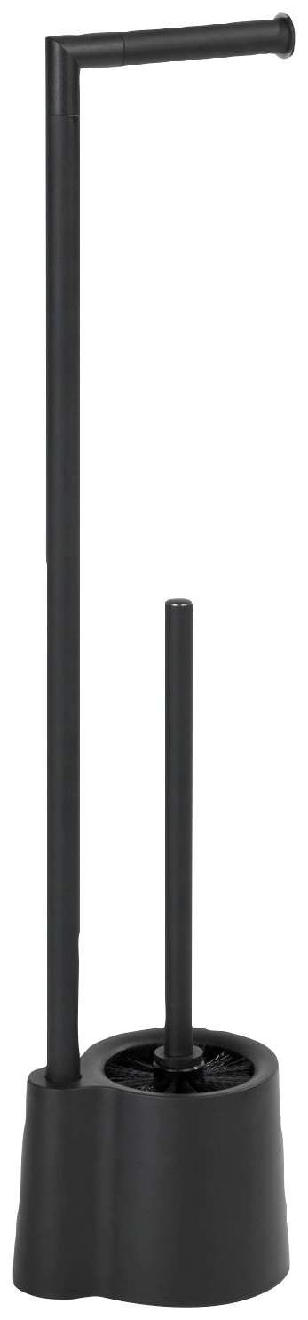 WENKO WC-Garnitur "Avola" aus Edelstahl  Polypropylen mit Ersatzrollenhalte günstig online kaufen