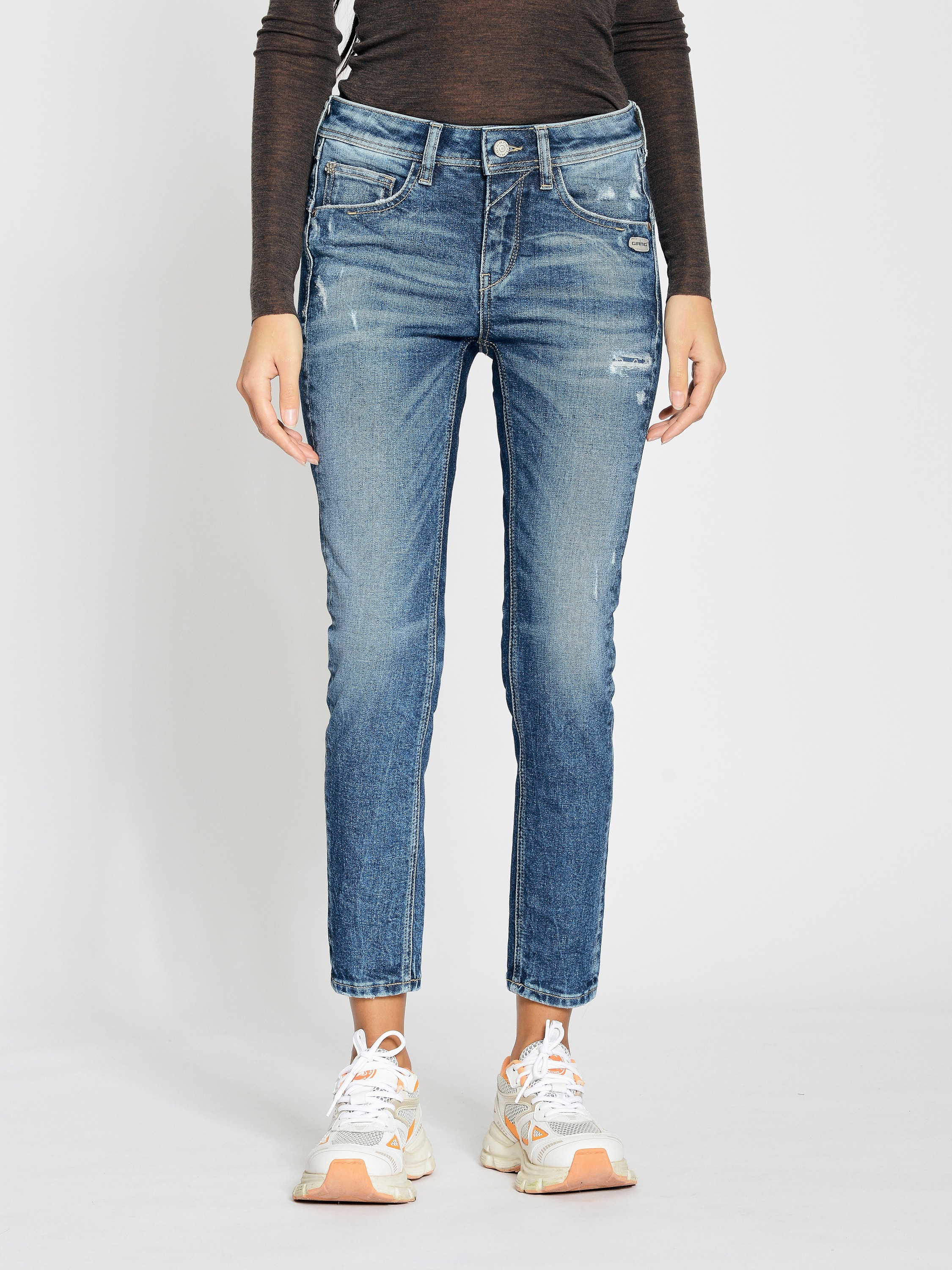 Thumbnail - GANG Relax-fit-Jeans "GANG Jeans Relaxed Fit 94AMELIE CROPPED"