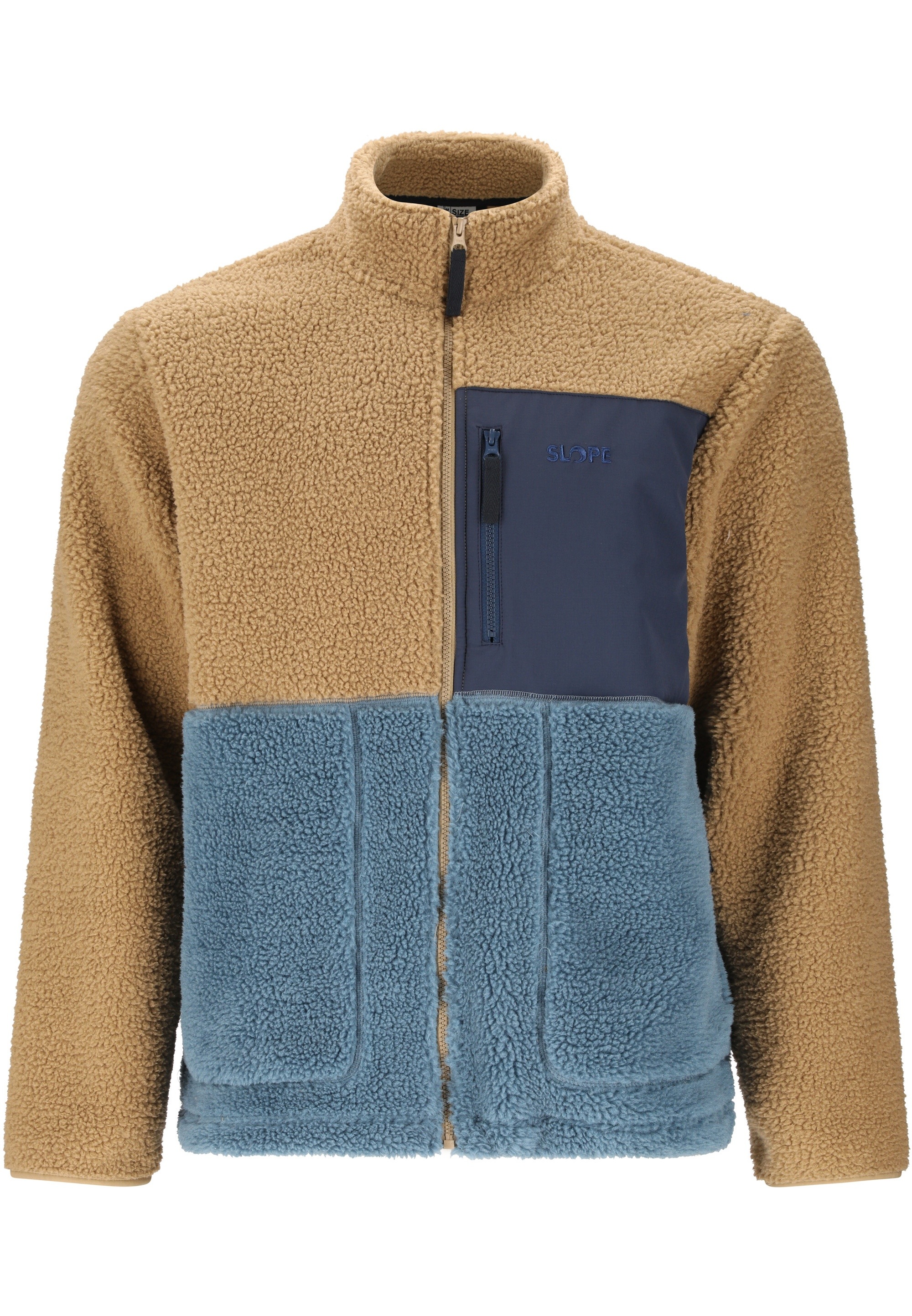 SLOPE Fleecejacke »Katau« aus angenehm weichem Teddy-Material