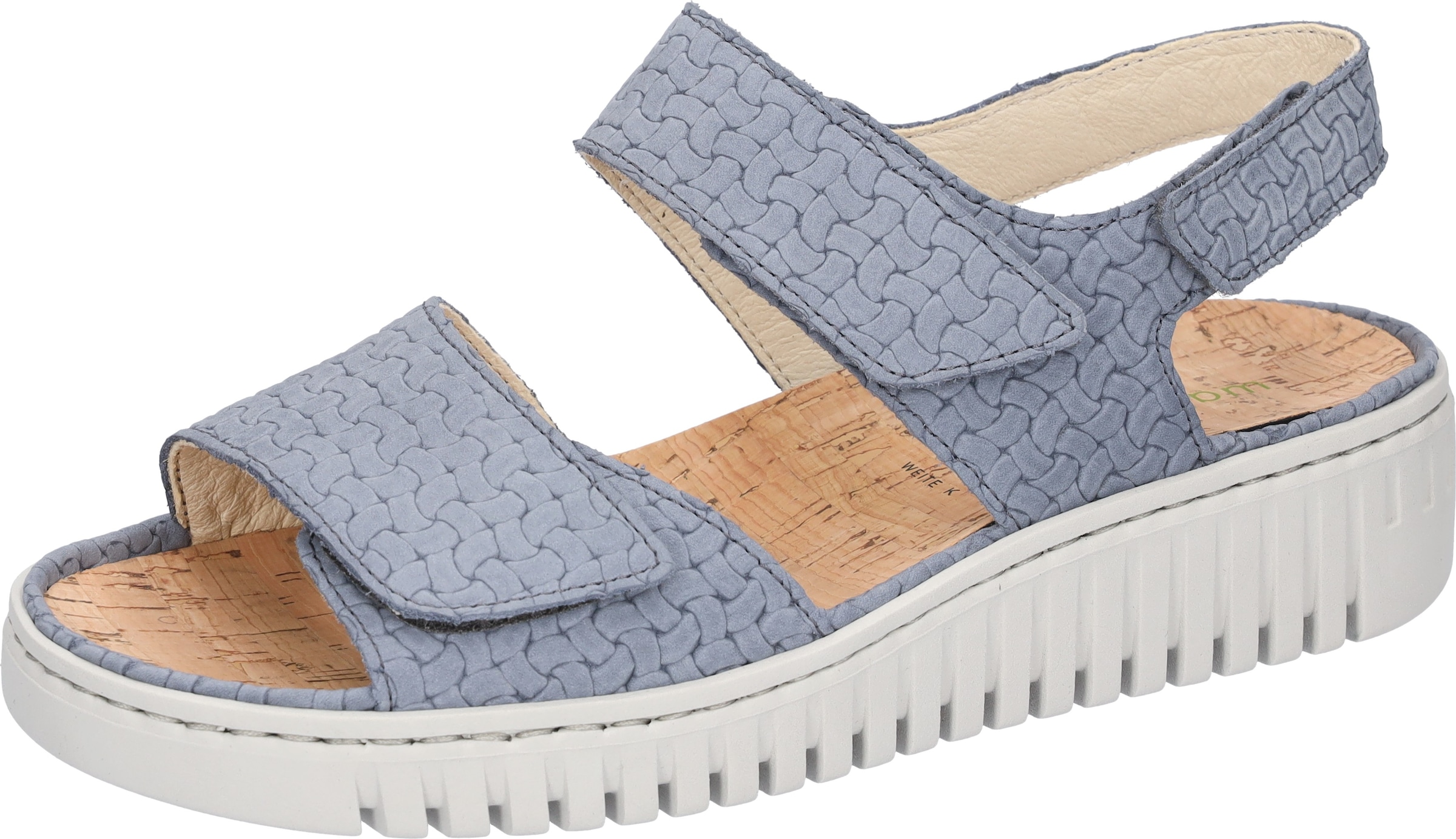 Waldläufer Plateausandale "K-VALERIE" Sommerschuh, Bequemschuh, Klettschuh günstig online kaufen