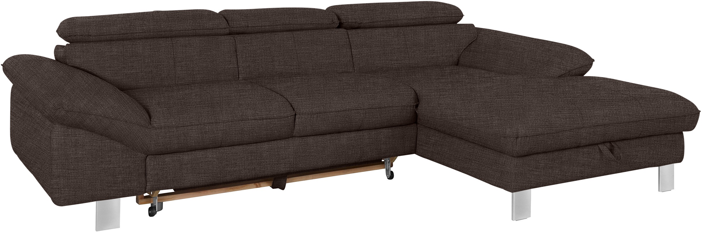 Thumbnail - COTTA Ecksofa Driver, mit Kopfteilverstellung, wahlweise mit Bettfunktion