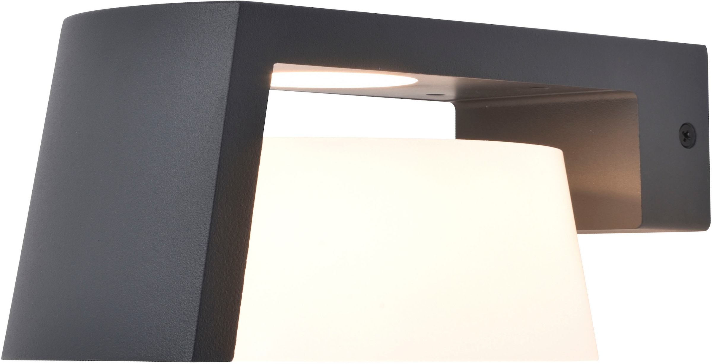 LUTEC LED Außen-Wandleuchte »MOON«, Leuchtmittel LED-Modul | LED fest integriert