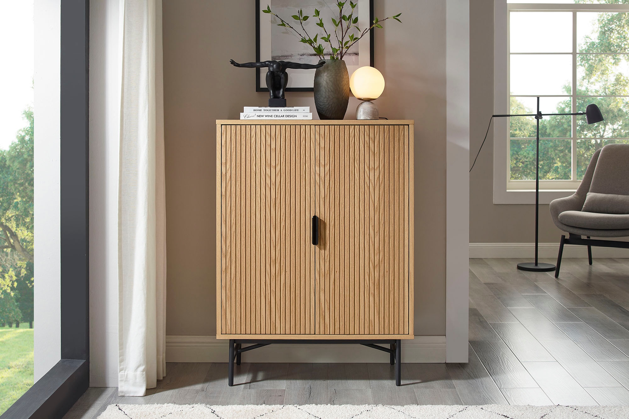 SalesFever Kommode "Visby Stilvolles Sideboard für den Wohnbereich", Eiche günstig online kaufen