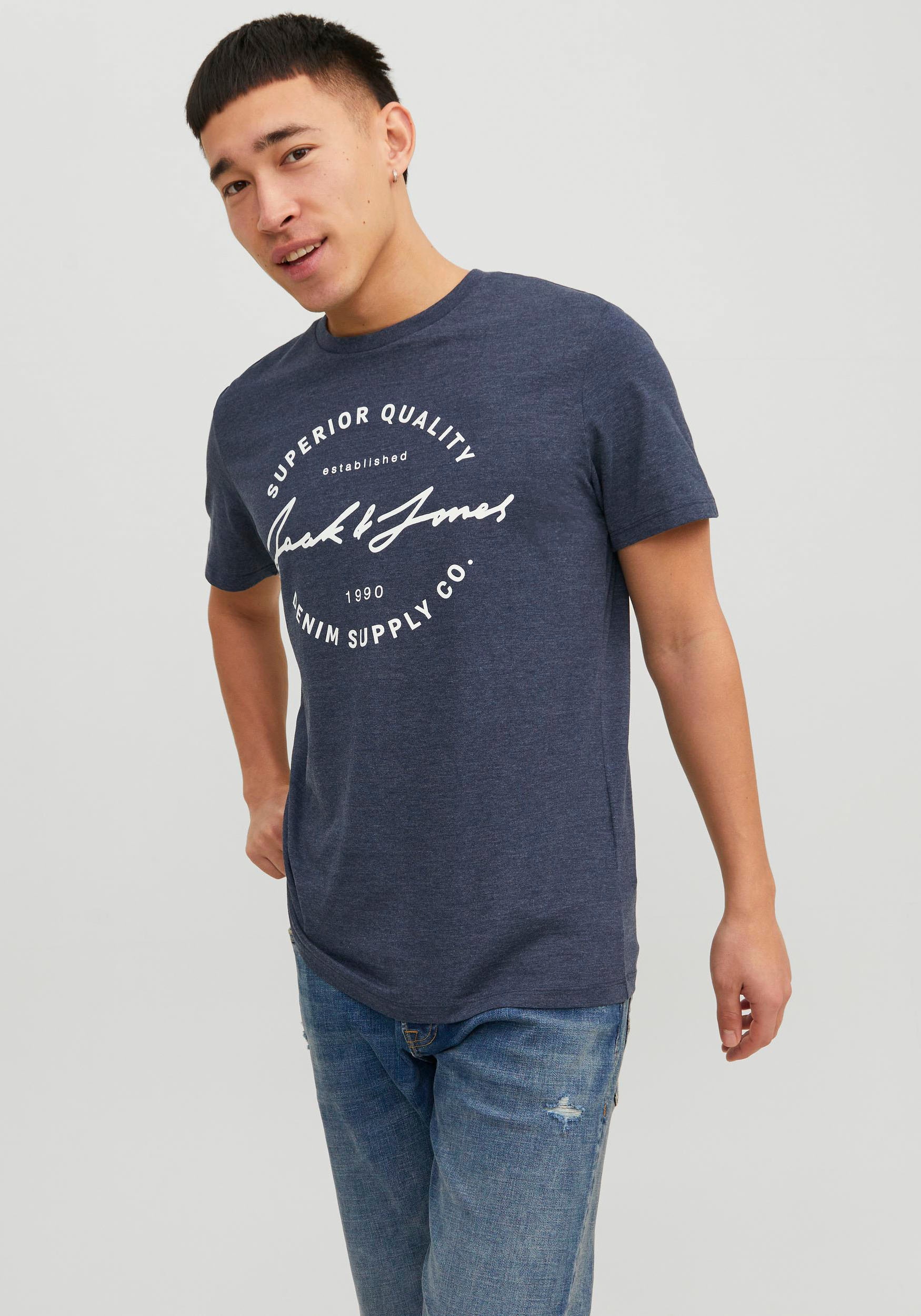 Jack & Jones Rundhalsshirt "JJACE TEE SS CREW NECK"