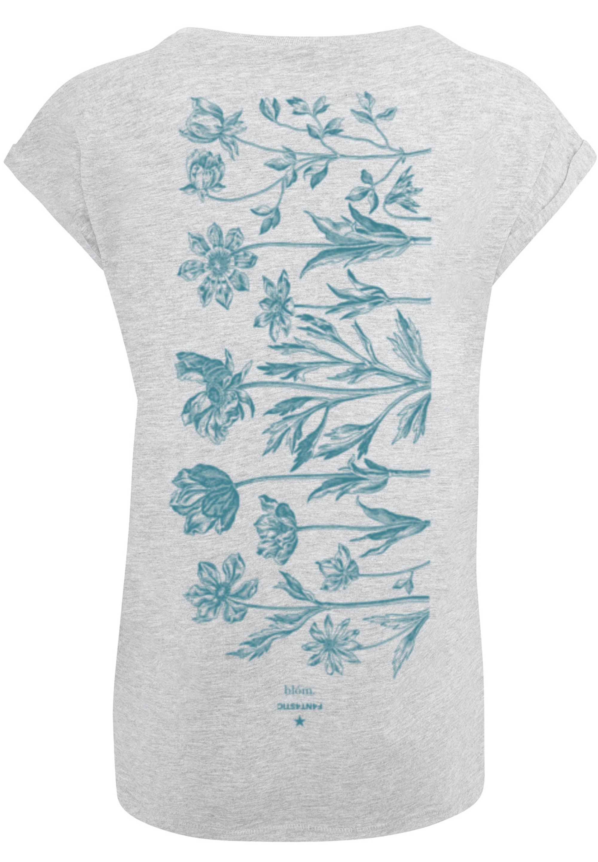 F4NT4STIC T-Shirt »Blumenmuster Blau«, Print BAUR bestellen | online