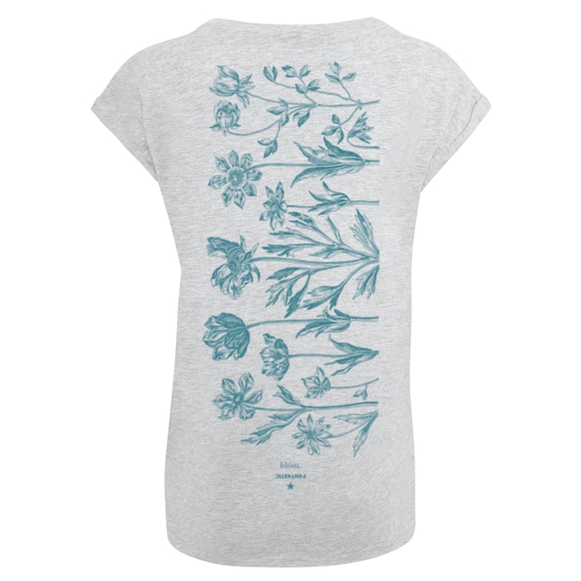 | BAUR bestellen F4NT4STIC »Blumenmuster T-Shirt online Print Blau«,