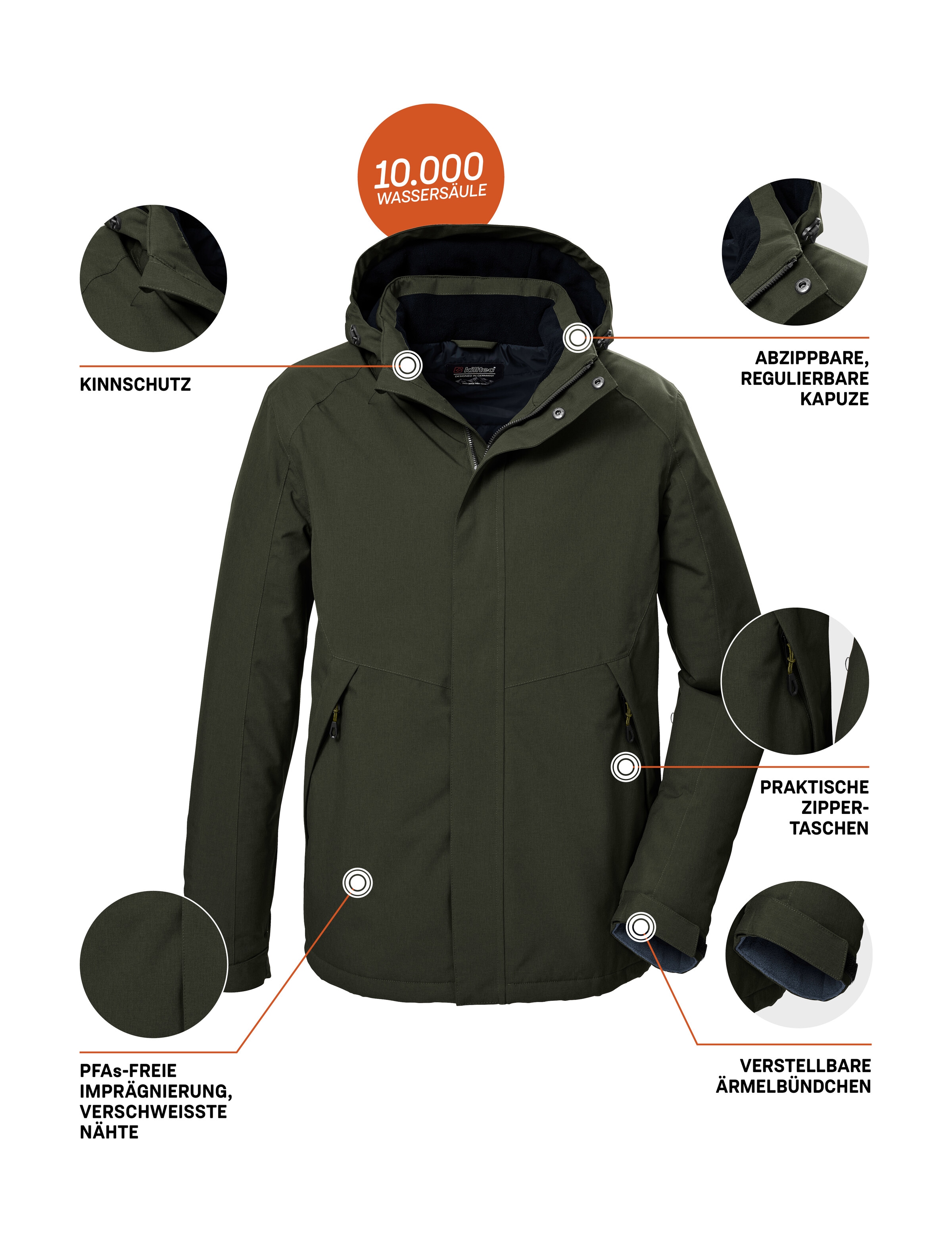 Killtec Funktionsjacke »KOW 4 MN JCKT«