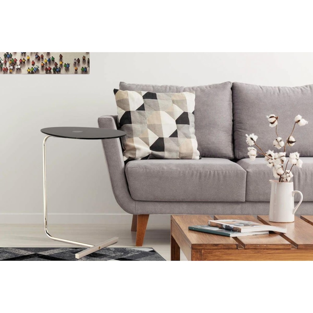 Kayoom Beistelltisch »Helpmate 525«, Standfuß unter das Sofa schiebbar, modernes Gestell im C-Design