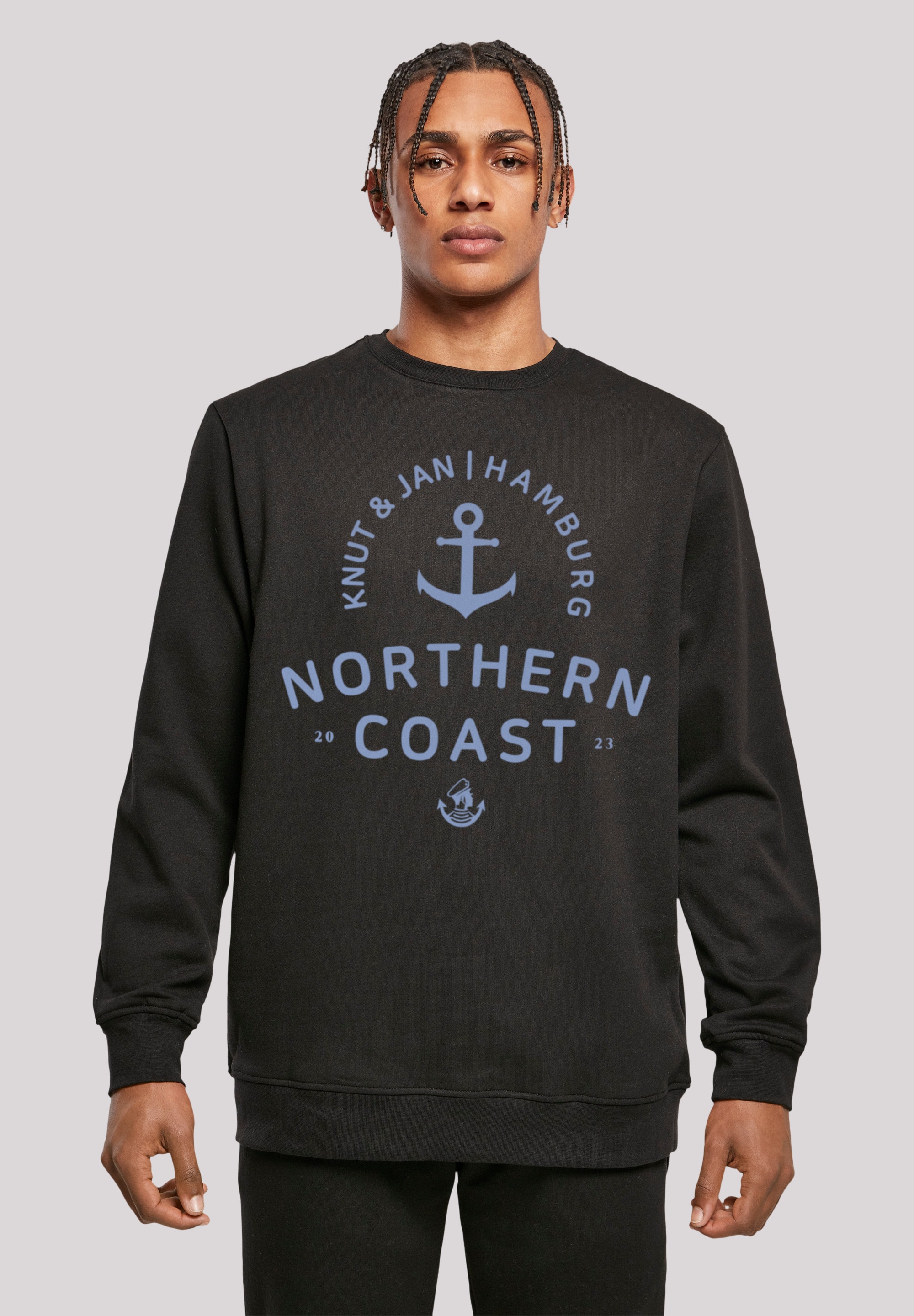 F4NT4STIC Kapuzenpullover »Nordsee Knut Jan Print | ▷ Hamburg«, kaufen BAUR 