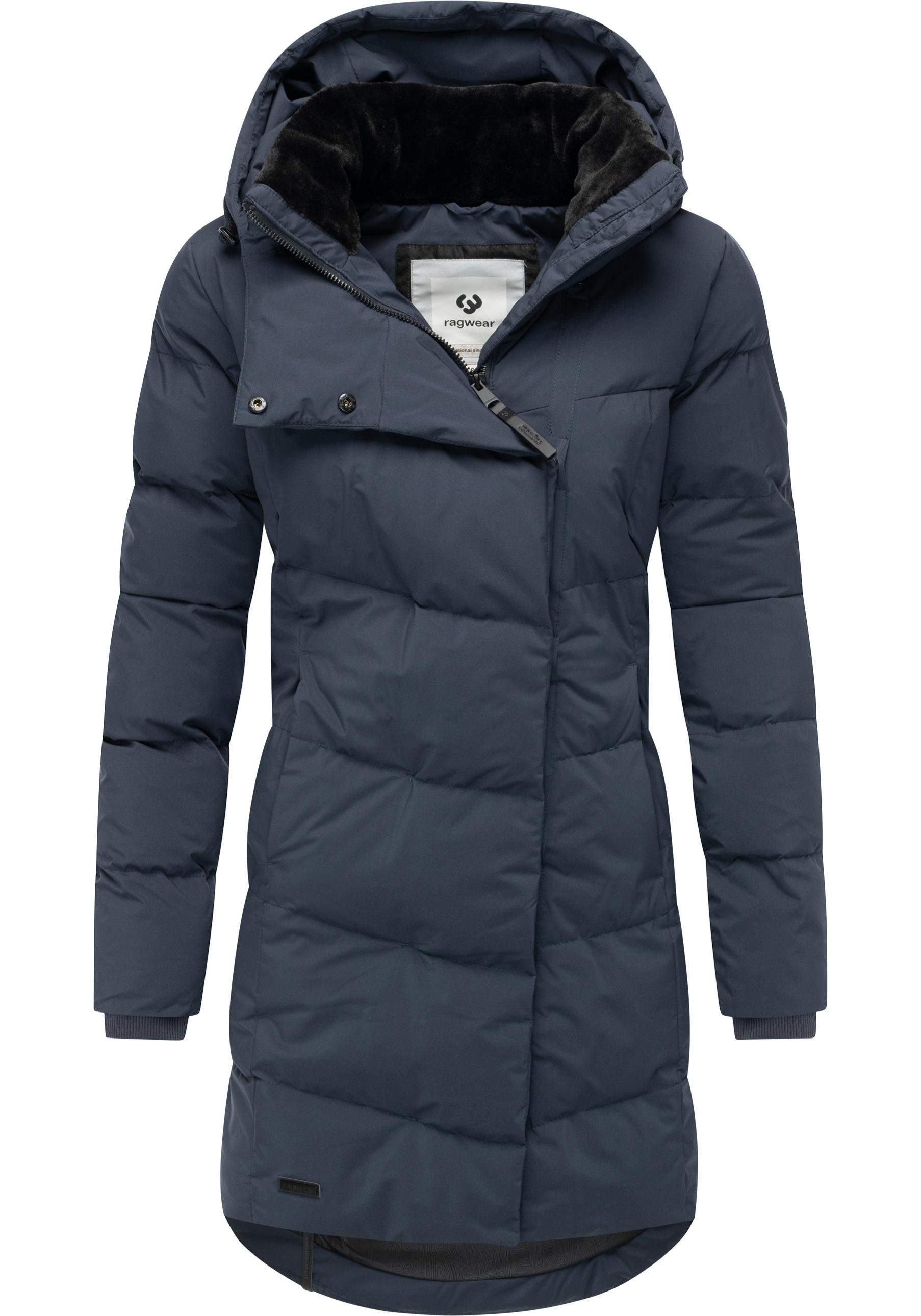 Ragwear Wintermantel »Pavla Soft YOUMODO«, Wasserdichter Steppmantel mit Fleecekragen
