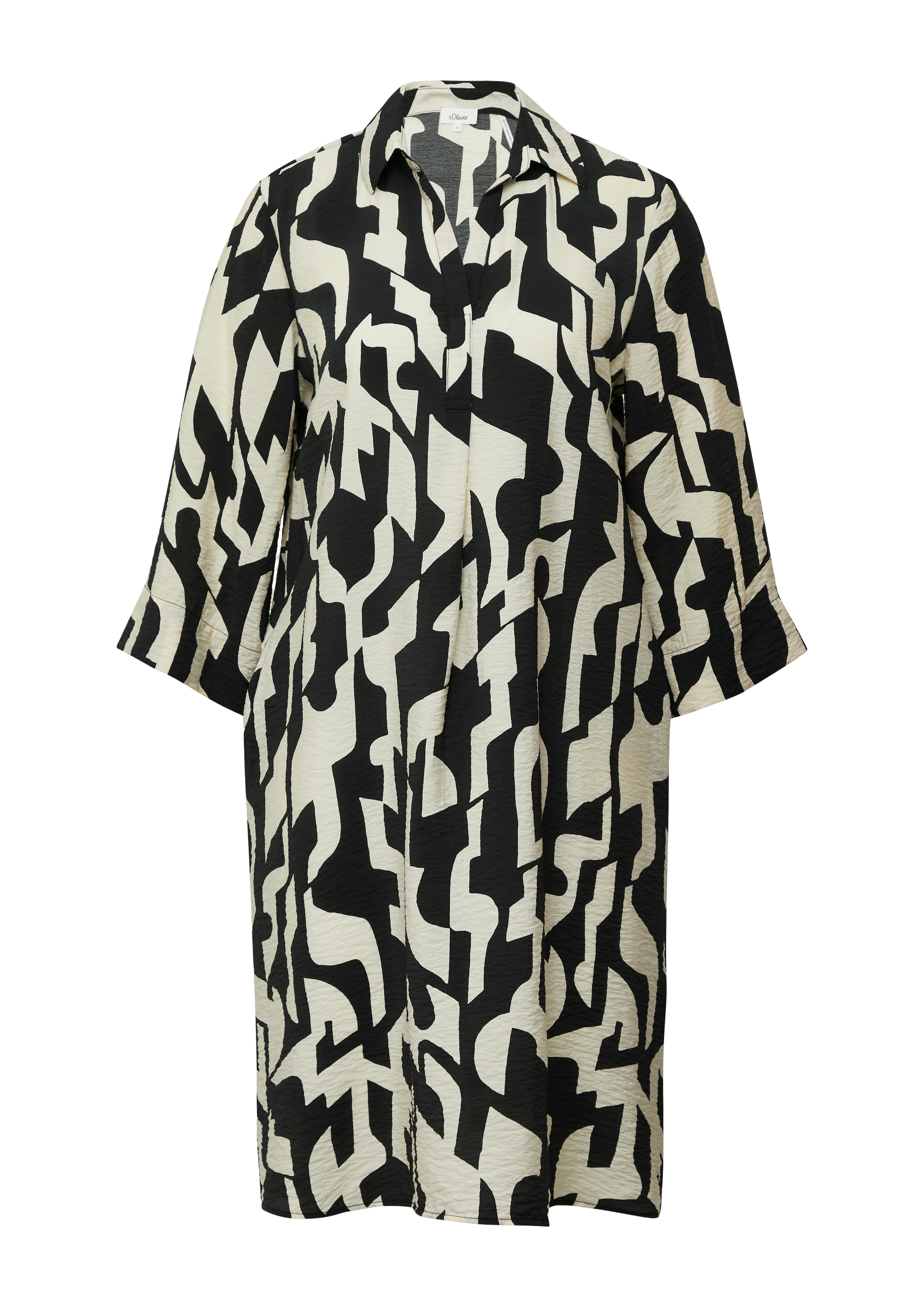 s.Oliver Blusenkleid, mit All-Over Print