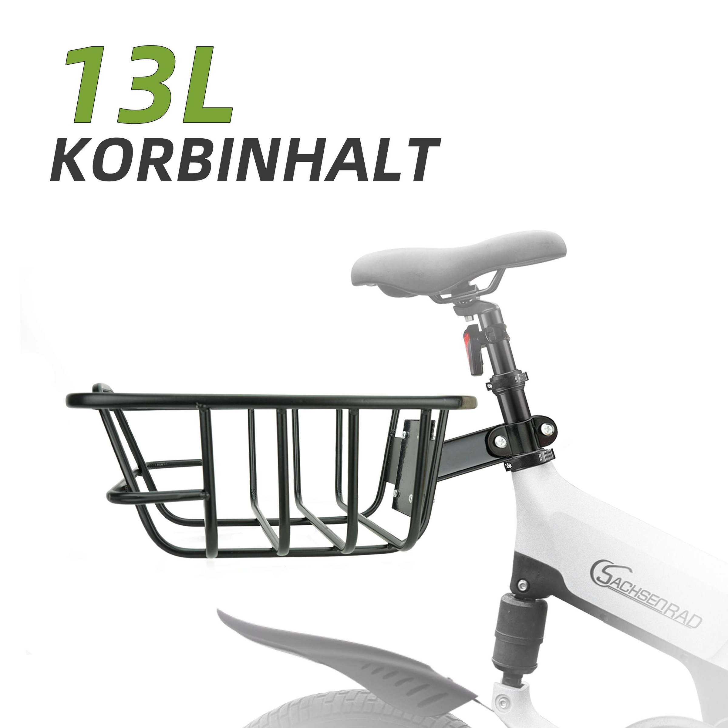 SachsenRad Fahrradkorb »Pro für SachsenRAD F11 F12«