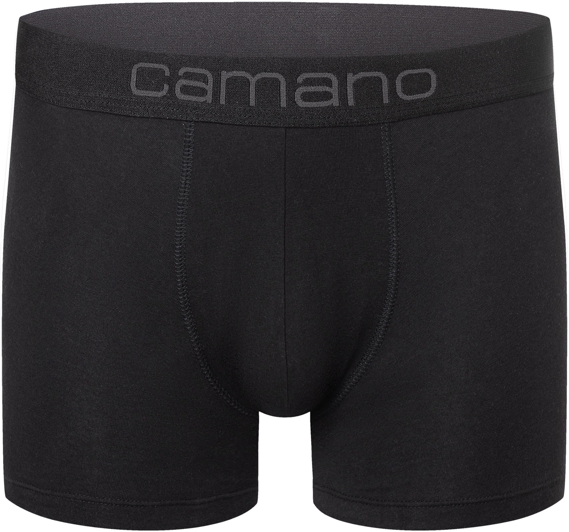 Camano Boxershorts »comfort«, (6er Pack), mit Stretch-Logobund