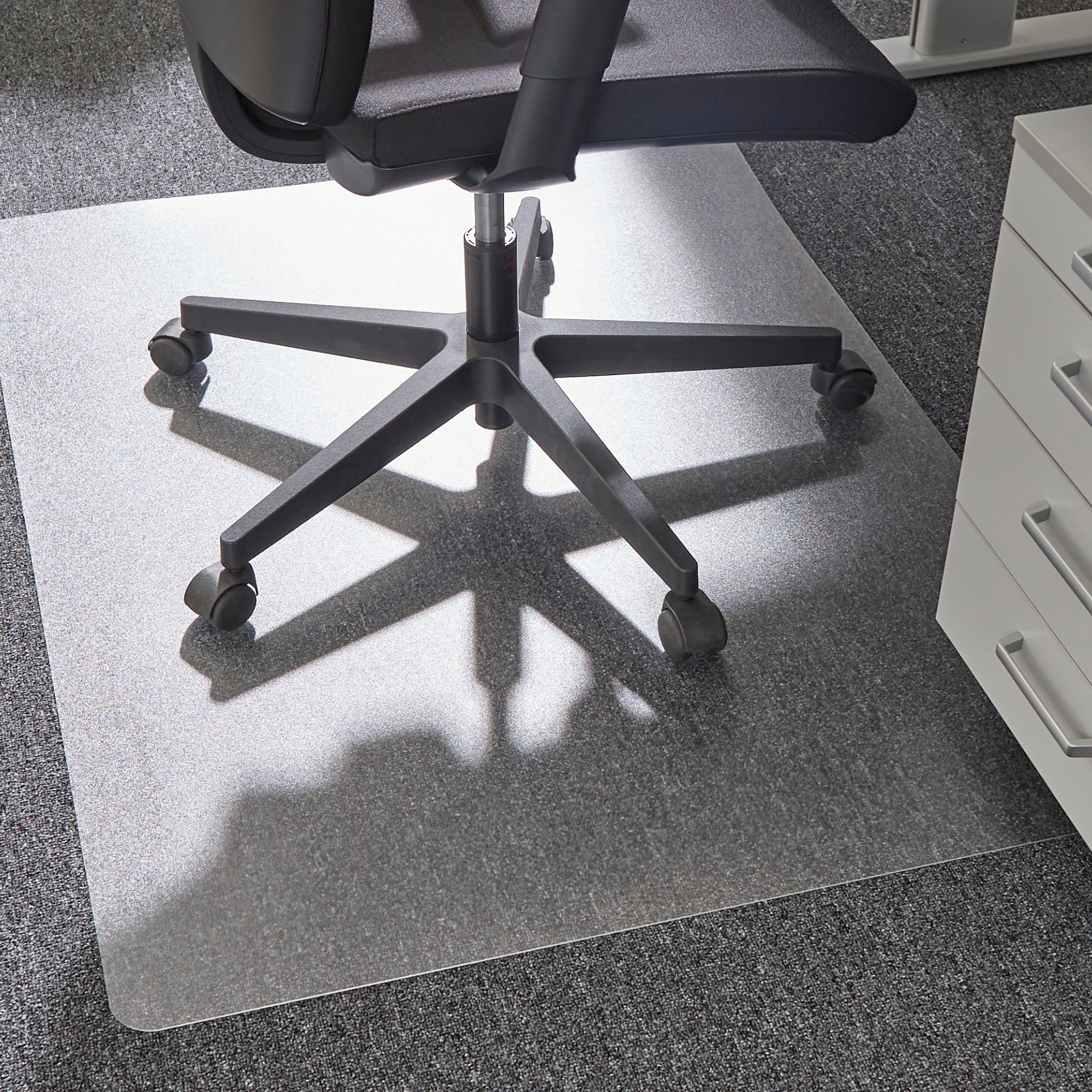 ANDIAMO Bodenschutzmatte "Premium Bürostuhlmatte, Made in Swiss", B/H/L: 90cm x 1,7mm x 120cm, transparent, Bodenschutzplatten, Bodenschutzplatte,