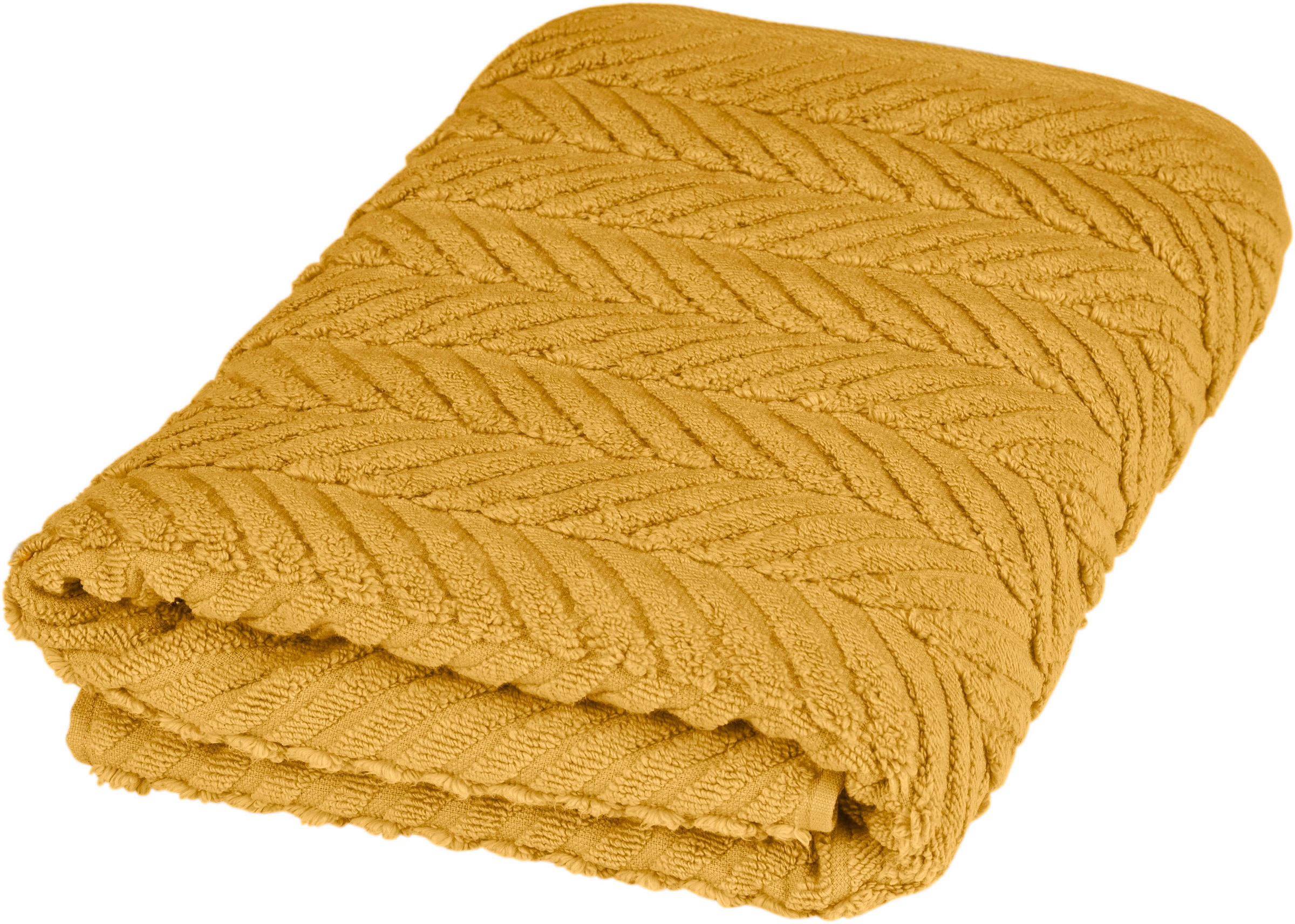 Duschtuch ROSS, B:75cm L:140cm, gelb, Frottier, Obermaterial: 100% Baumwolle, Handtücher, "Sensual 9001", 100% Baumwolle