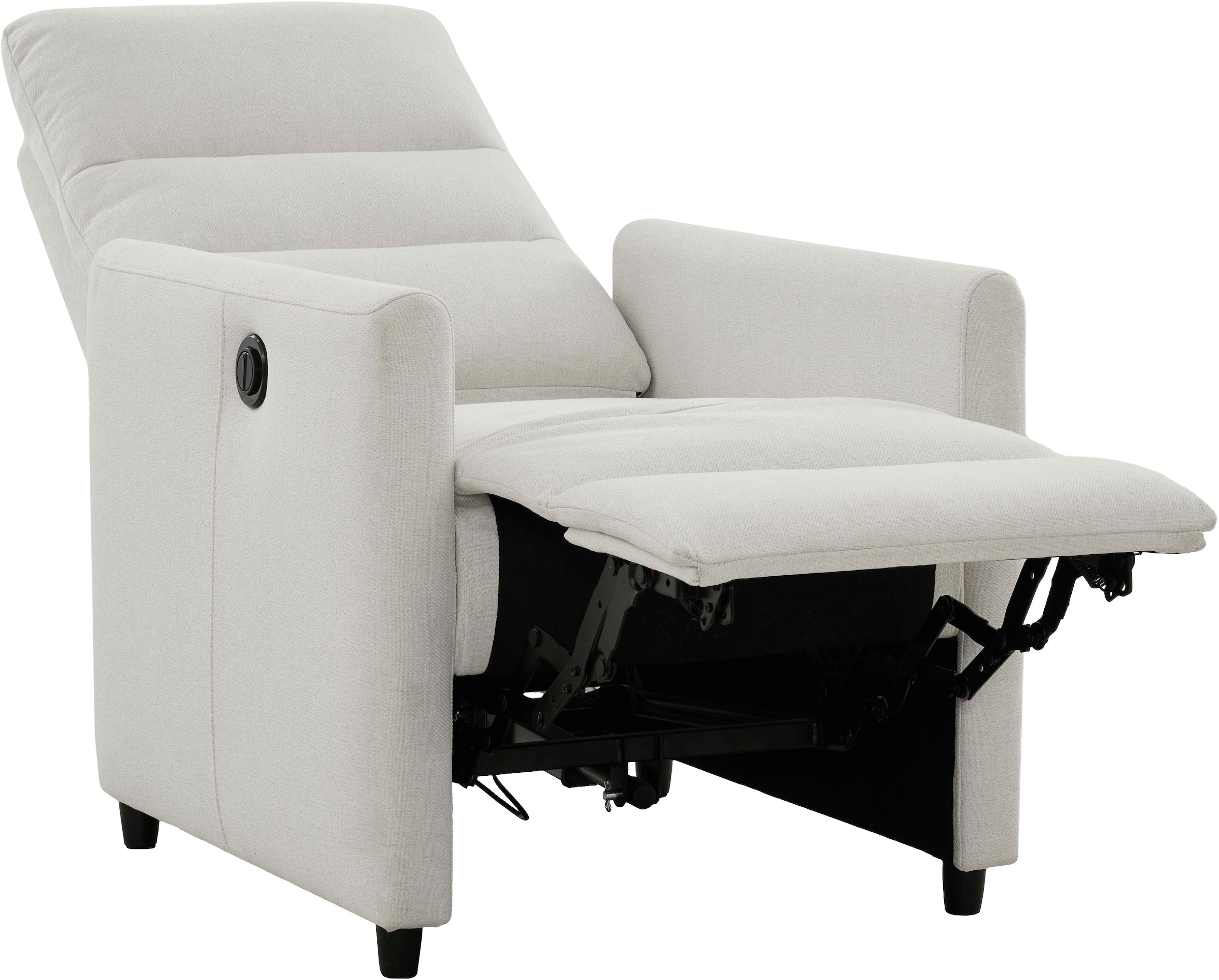 OTTO home Relaxsessel »ANNICA, TV-Sessel mit elektrischer Relax- und Liegefunktion« Federkern-Polsterung, pflegeleichter Webstoff
