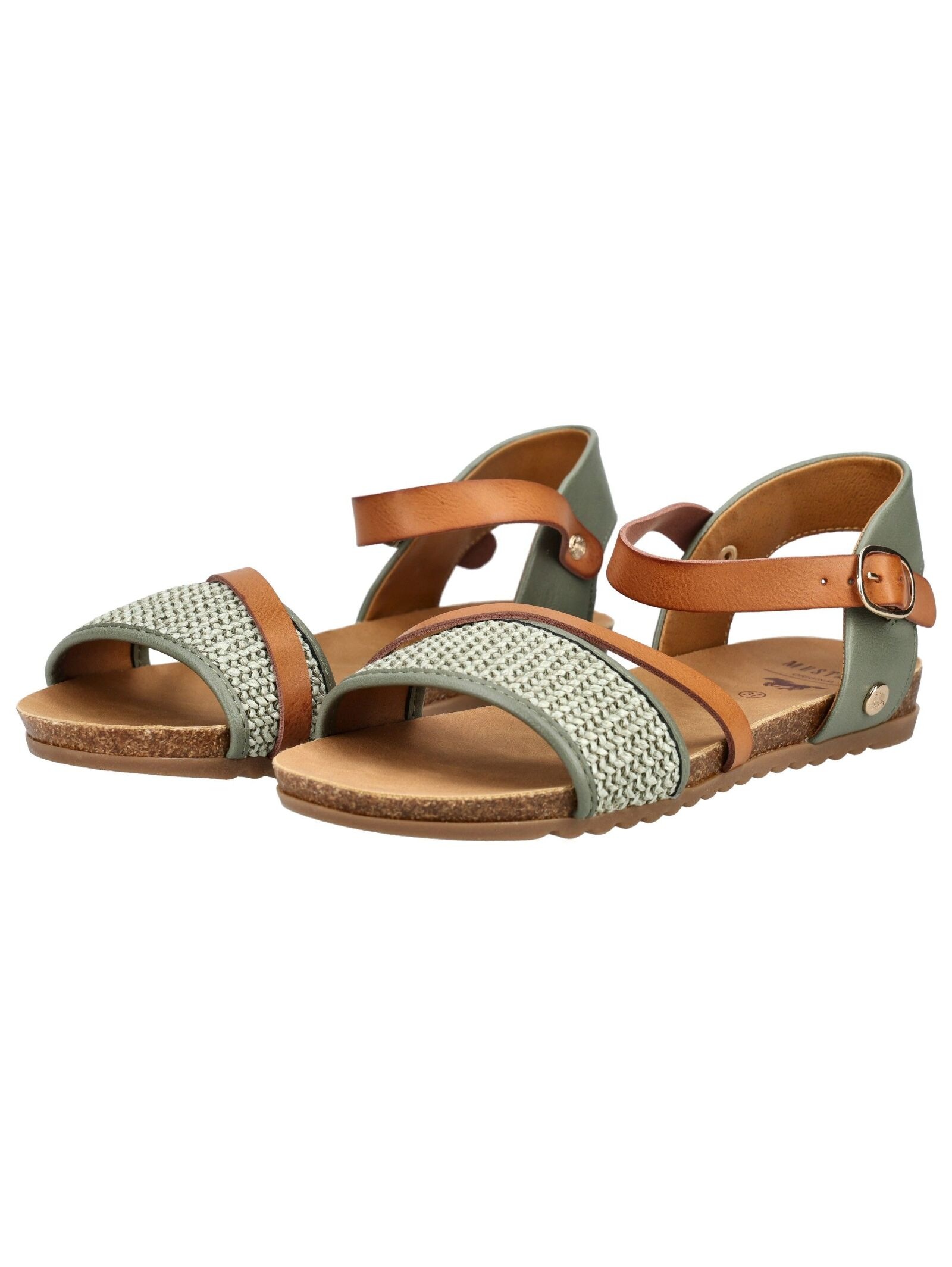 Mustang Shoes Riemchensandale »Mustang Shoes Sandalen Lederimitat/Textil«