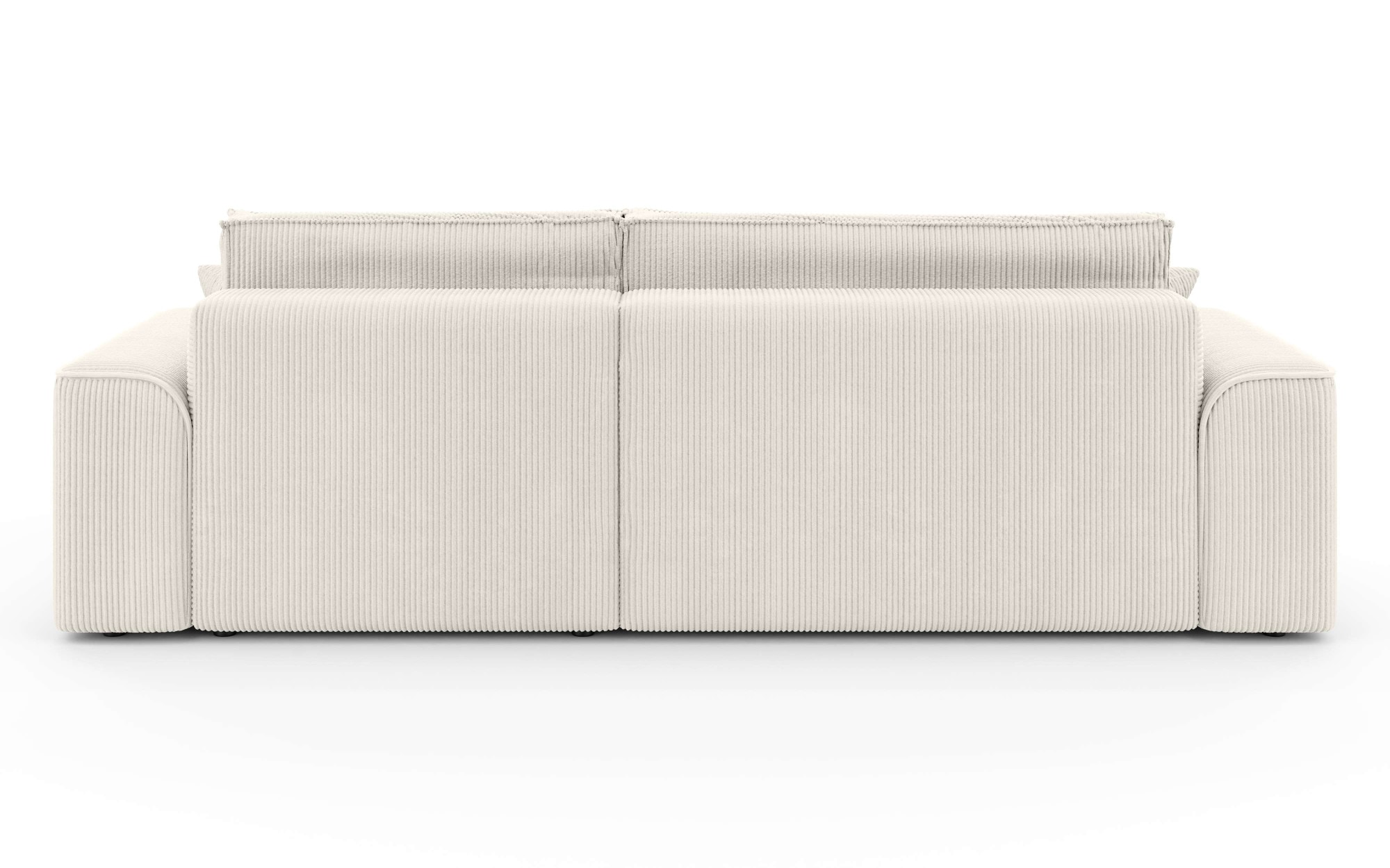 Home affaire Ecksofa »Santenay mit Bettfunktion und Bettkasten, Maße: B/T/H 266/164/90 cm«, L-Form mit Wellenfederung, Schlaffläche: 140x213 cm, auch in Cord