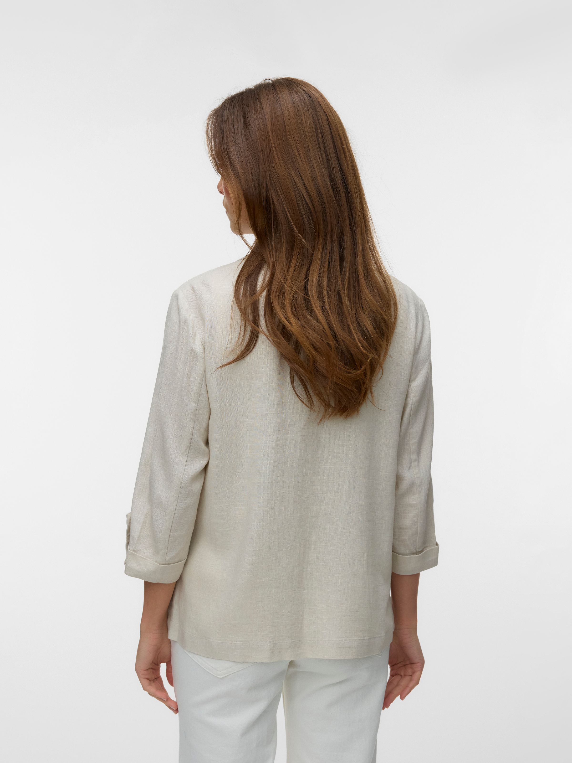 Vero Moda Longblazer »VMROSIE 3/4 LOOSE BLAZER NOOS« Viskosemischung, regular fit, mit Leinen