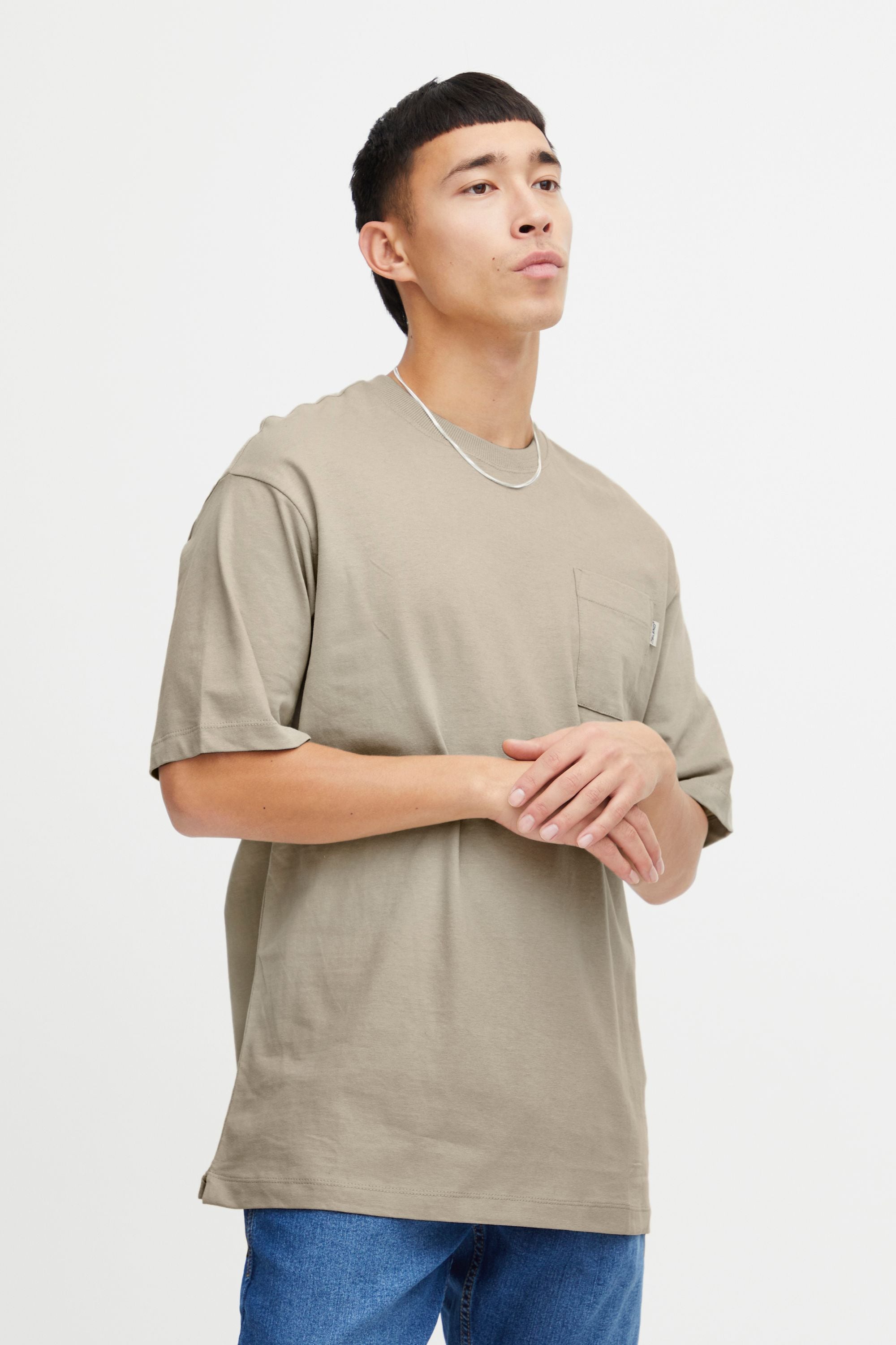 Blend T-Shirt "BHTee" Basic T-Shirt mit Rundhalsausschnitt günstig online kaufen