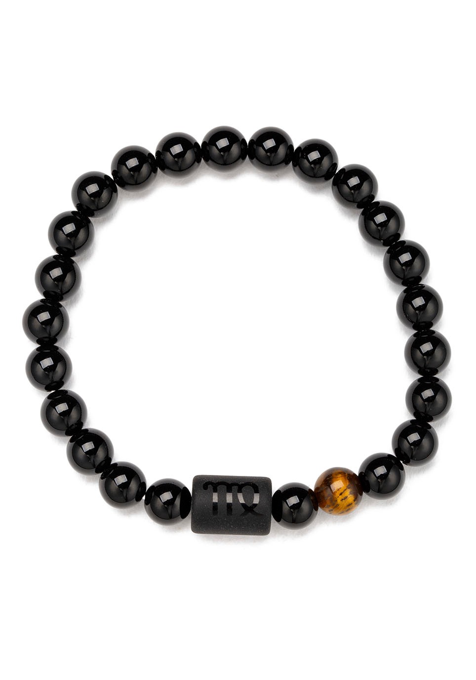 Firetti Armband »Schmuck Geschenk Armschmuck Armkette Edelstein Sternzeichen«, Made in Germany - mit Onyx und Geburtsstein