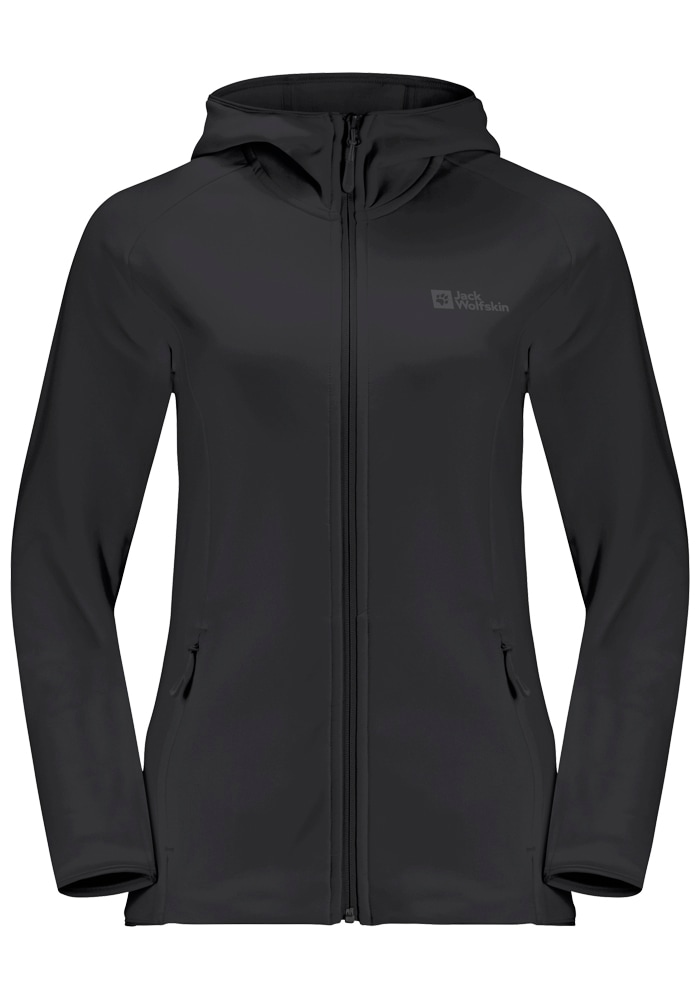 Jack Wolfskin Fleecejacke »BAISELBERG HOODED FZ W«, mit Kapuze