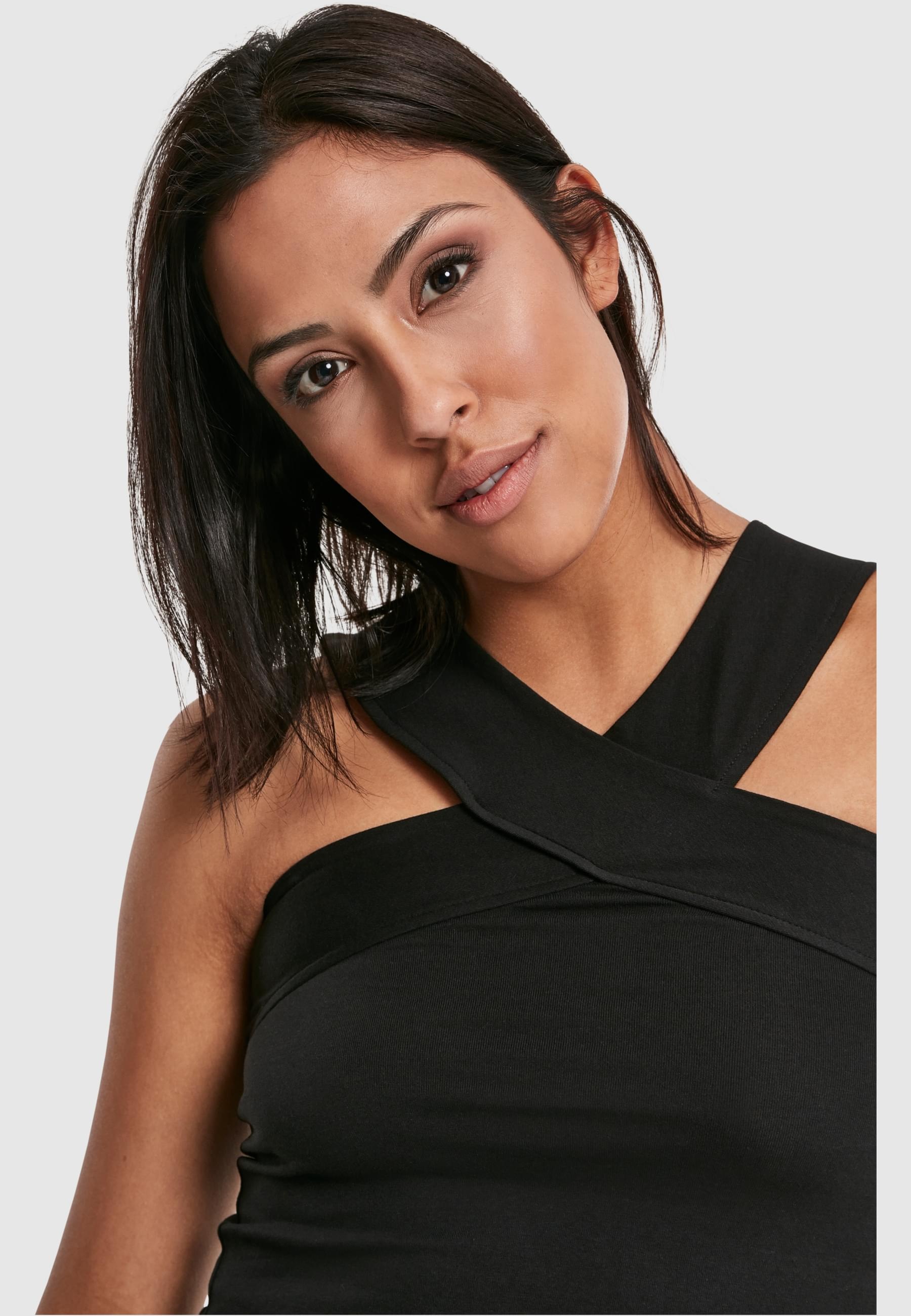 URBAN CLASSICS Muskelshirt »Urban Classics Damen Ladies Cross Top«, (1 tlg.)