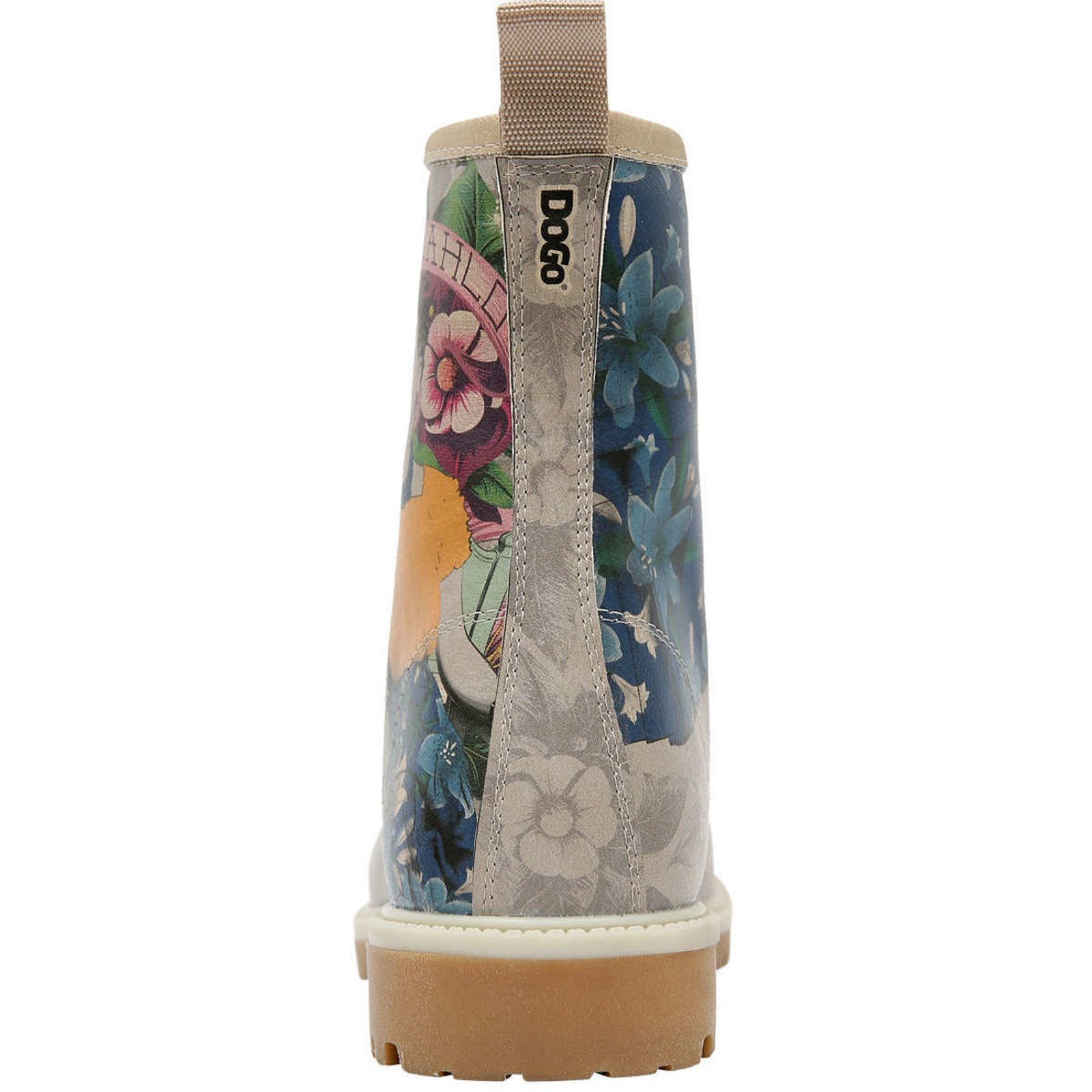 DOGO Schnürboots »Longe Boots Schnürstiefel A Flower From The Past Damen«, Handgefertigt