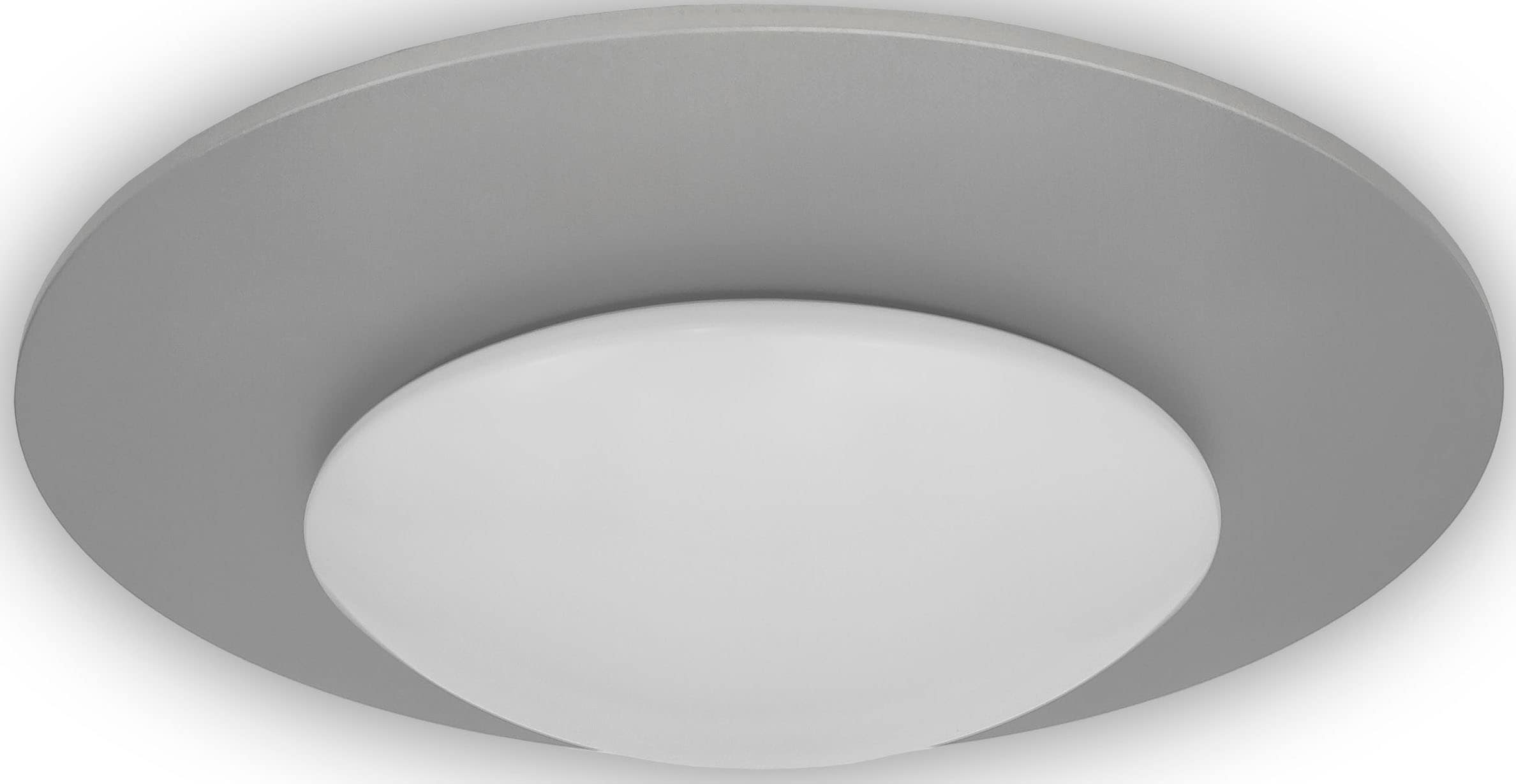 niermann Deckenleuchte »Deckenschale Saturn, Silber«, 1 flammig-flammig, E27 Fassung für einfachen Leuchtmittelwechsel