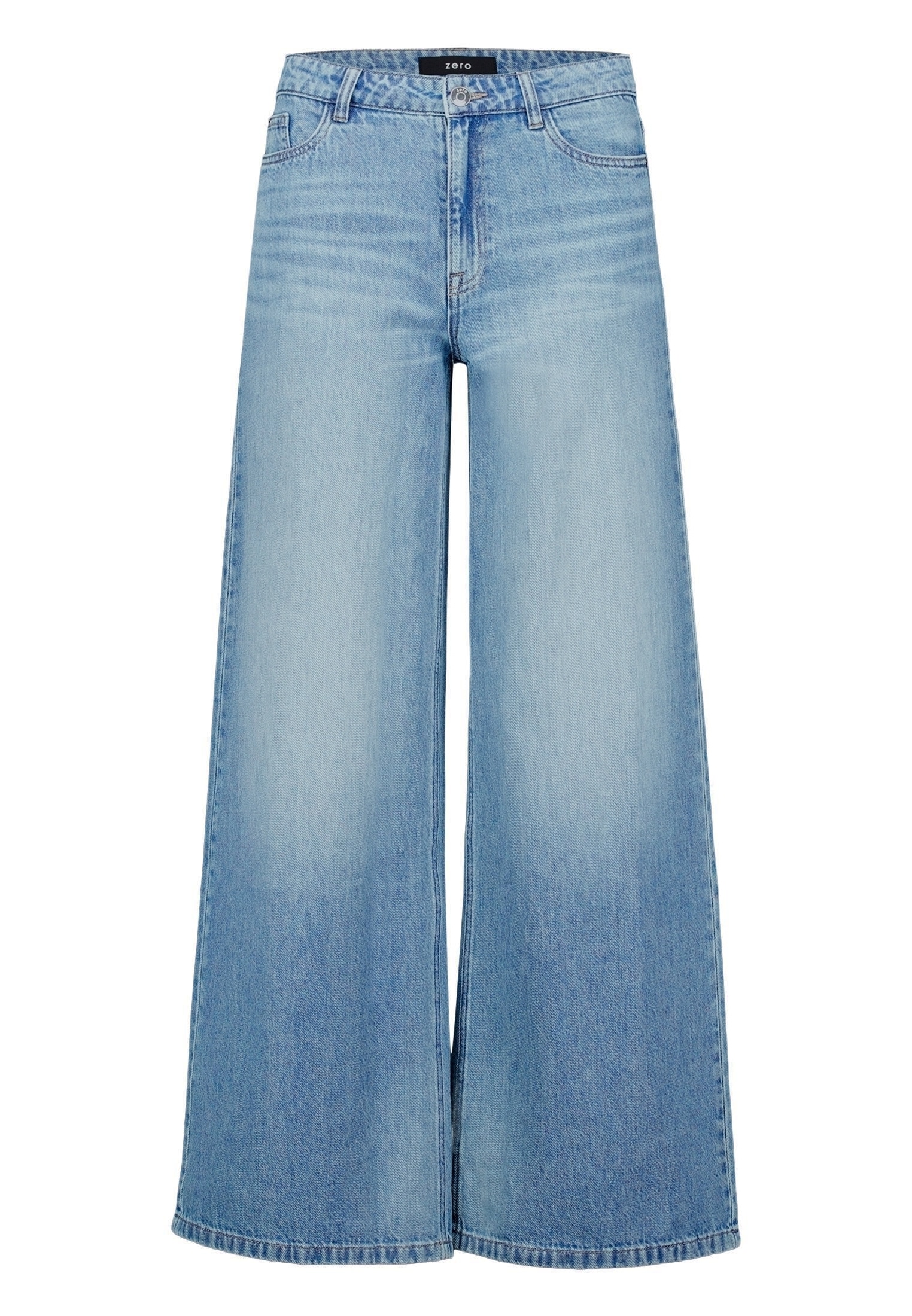 Zero Bequeme Jeans »Damen fit Jeans mit weitem Bein«