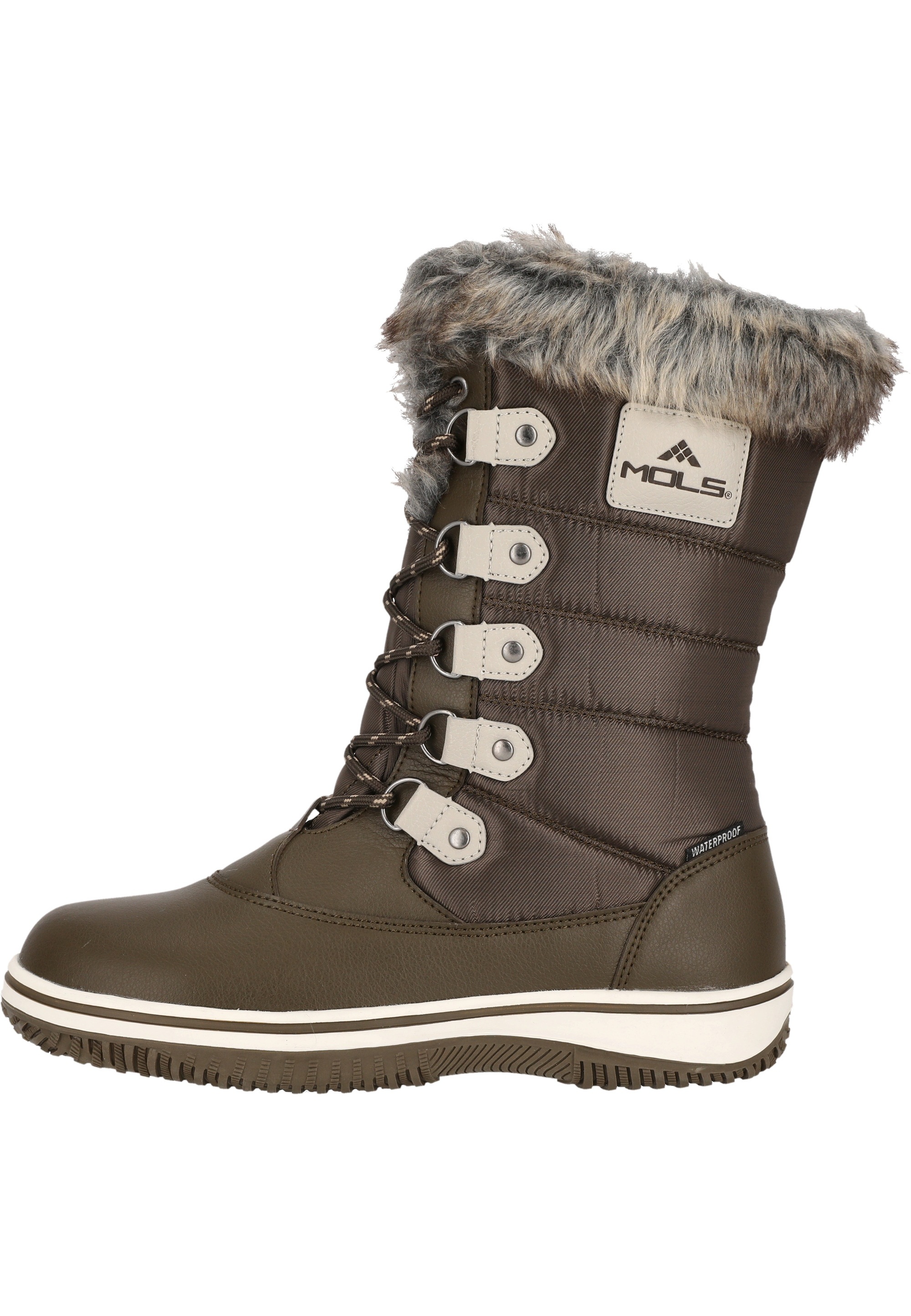 MOLS Stiefel »Enfield«, mit modischem Kunstfell-Besatz