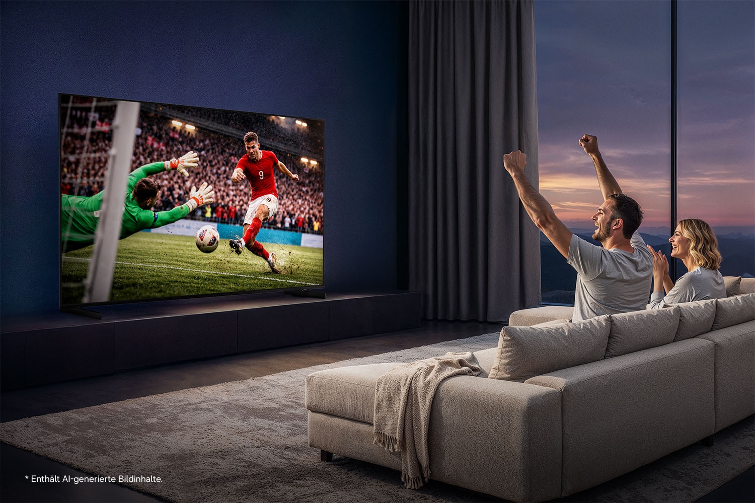Samsung LCD-LED Fernseher »GMR55R85HAU« 138 cm/55 ″ Smart-TV Micro RGB