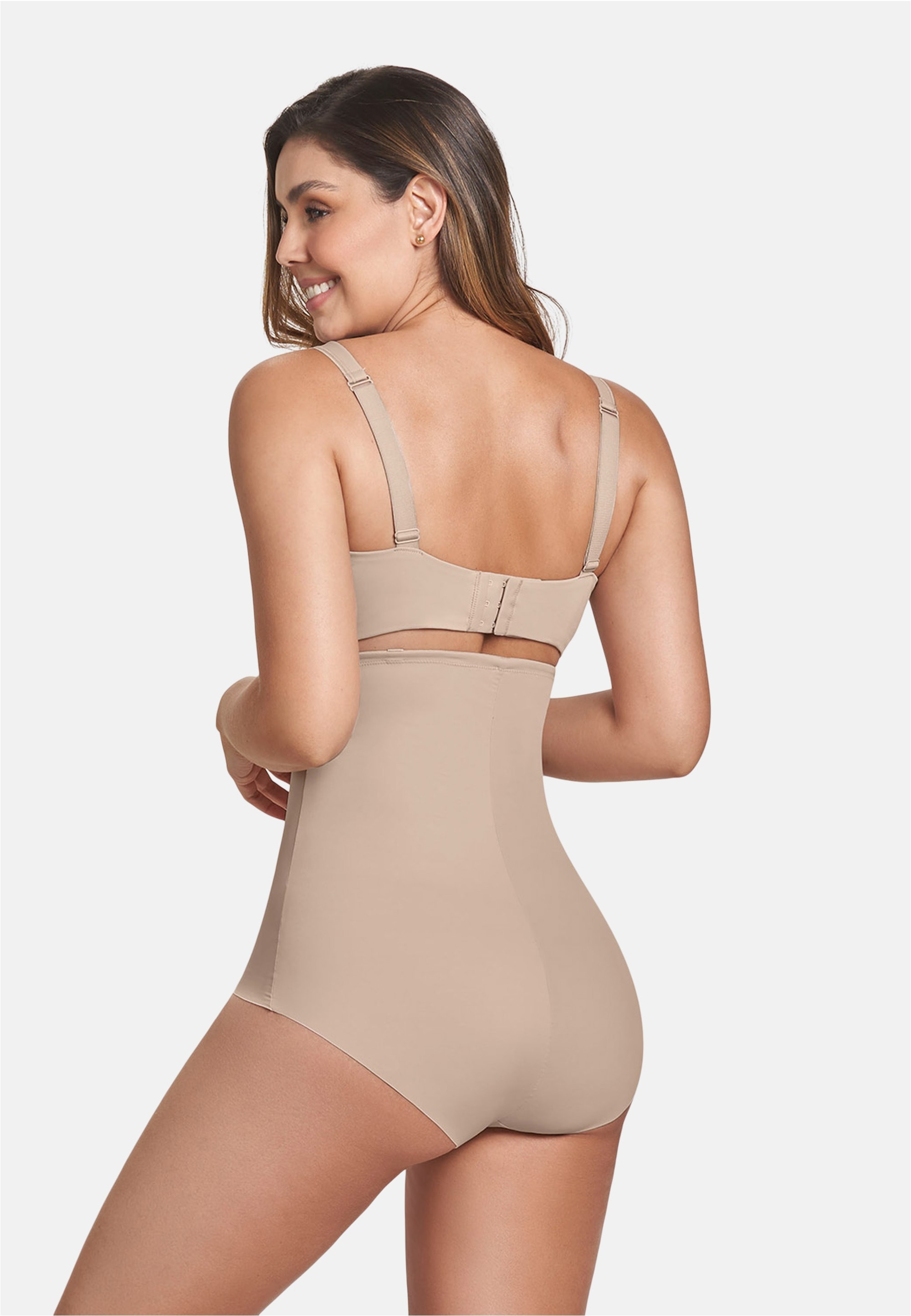 LEONISA Miederhose, mit integriertem Anti-Rutschband