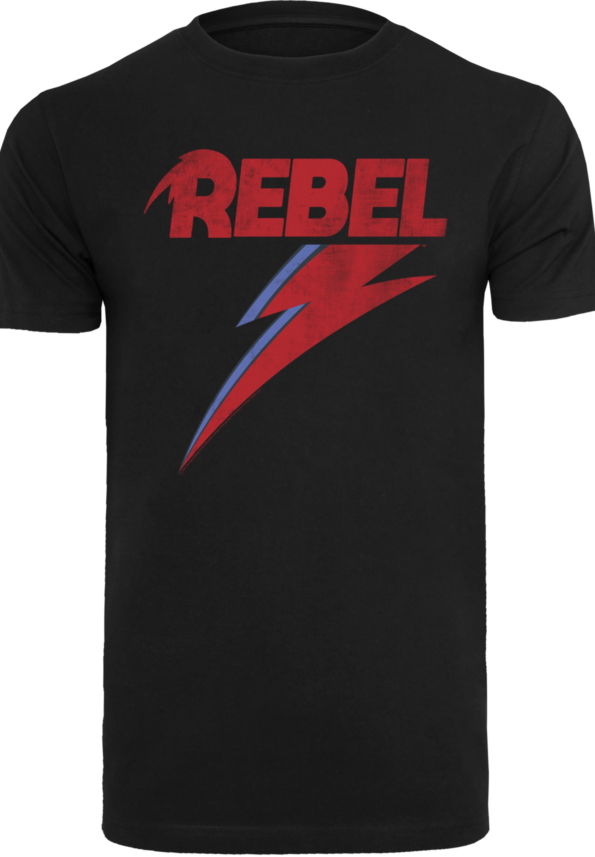 F4NT4STIC T-Shirt »David Bowie Distressed Rebel«, Print