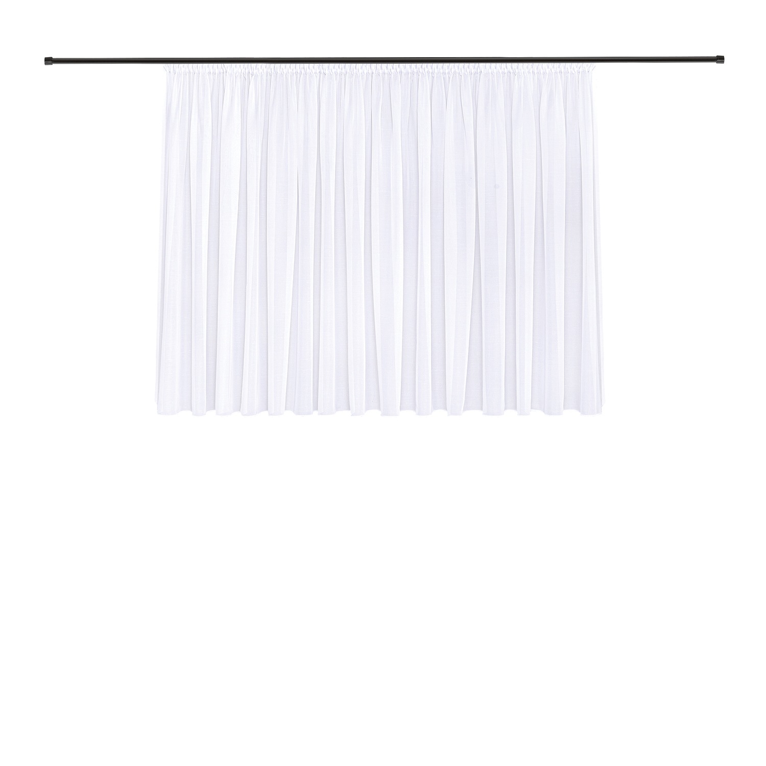 Gerster Gardine "Alina" Smokband 1 Stk. tlg. Pflegeleichte, matte Effekt-We günstig online kaufen