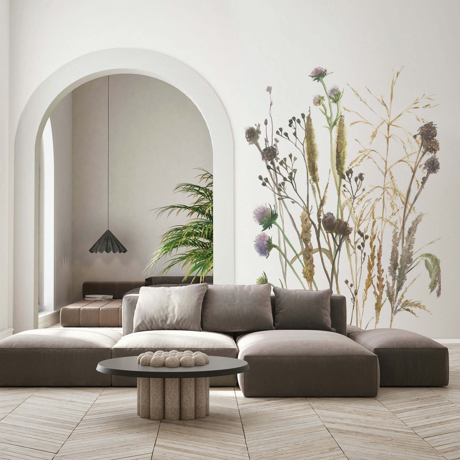 Marburg Fototapete "Basic 6" floral für Wohnzimmer Schlafzimmer Küche