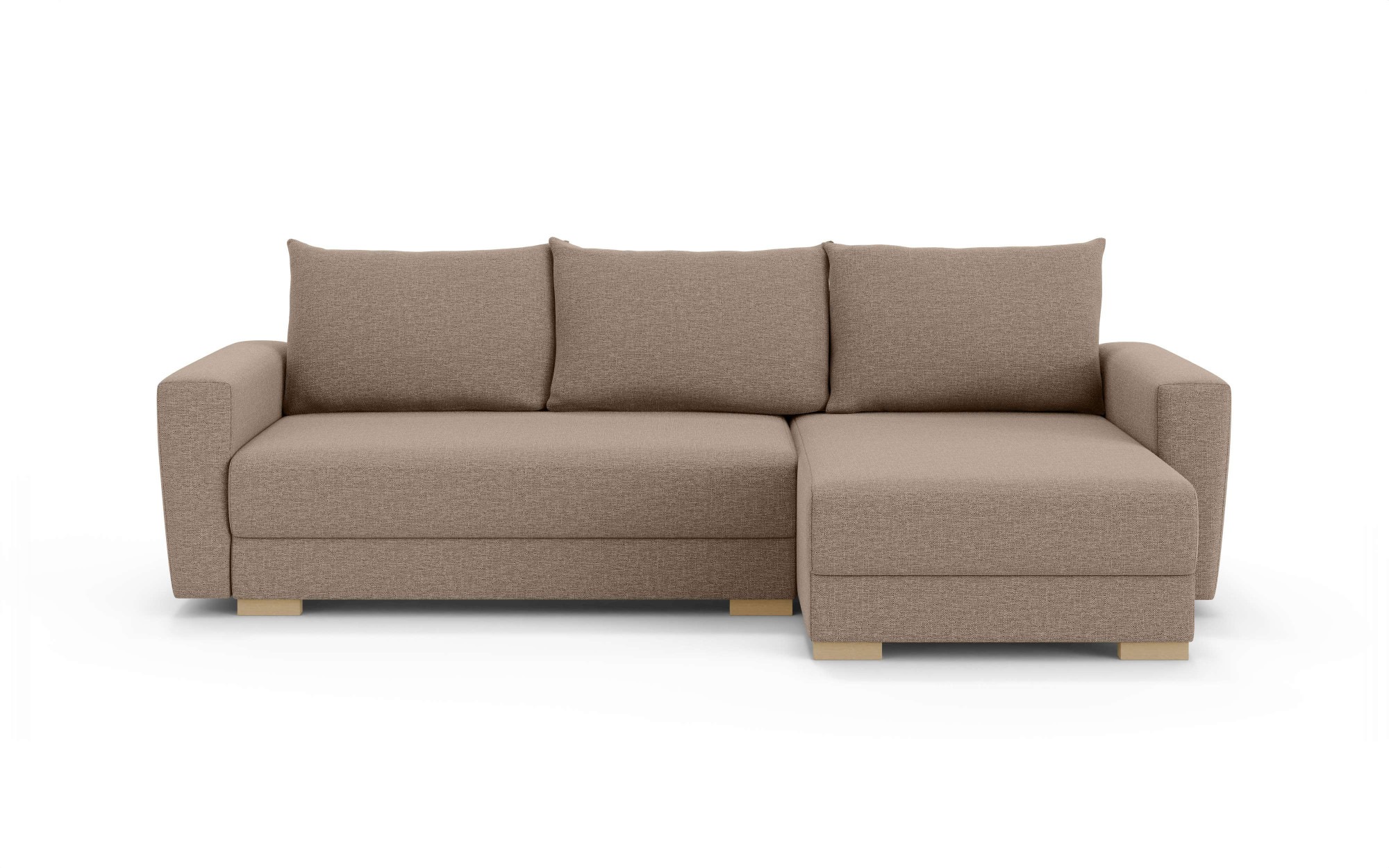 Home affaire Ecksofa "MAGHERA universell Schlafsofa mit Bettkasten, Maße B/ günstig online kaufen