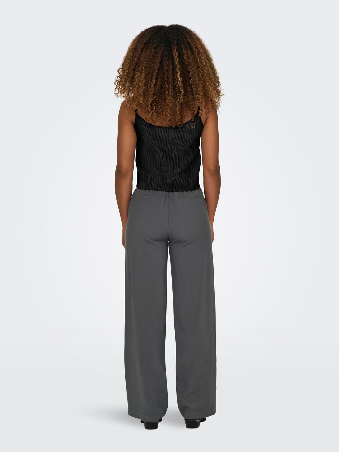ONLY Trägertop »ONLLECEY SL KNOT SINGLET NOOS WVN« Materialmix, regular fit