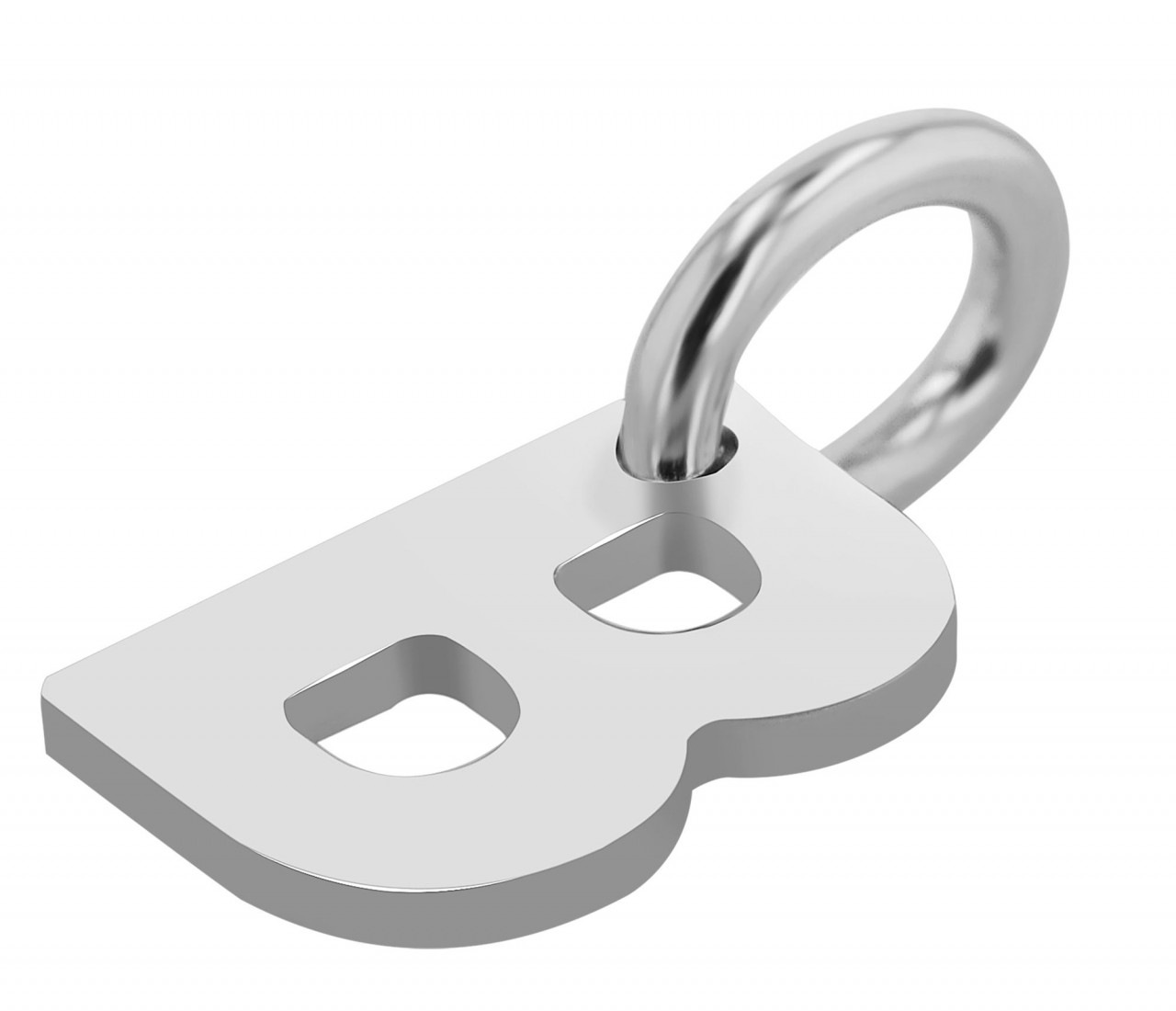 Adelia´s Kettenanhänger »trendiger Buchstabe Anhänger aus 925 Sterling Silber«