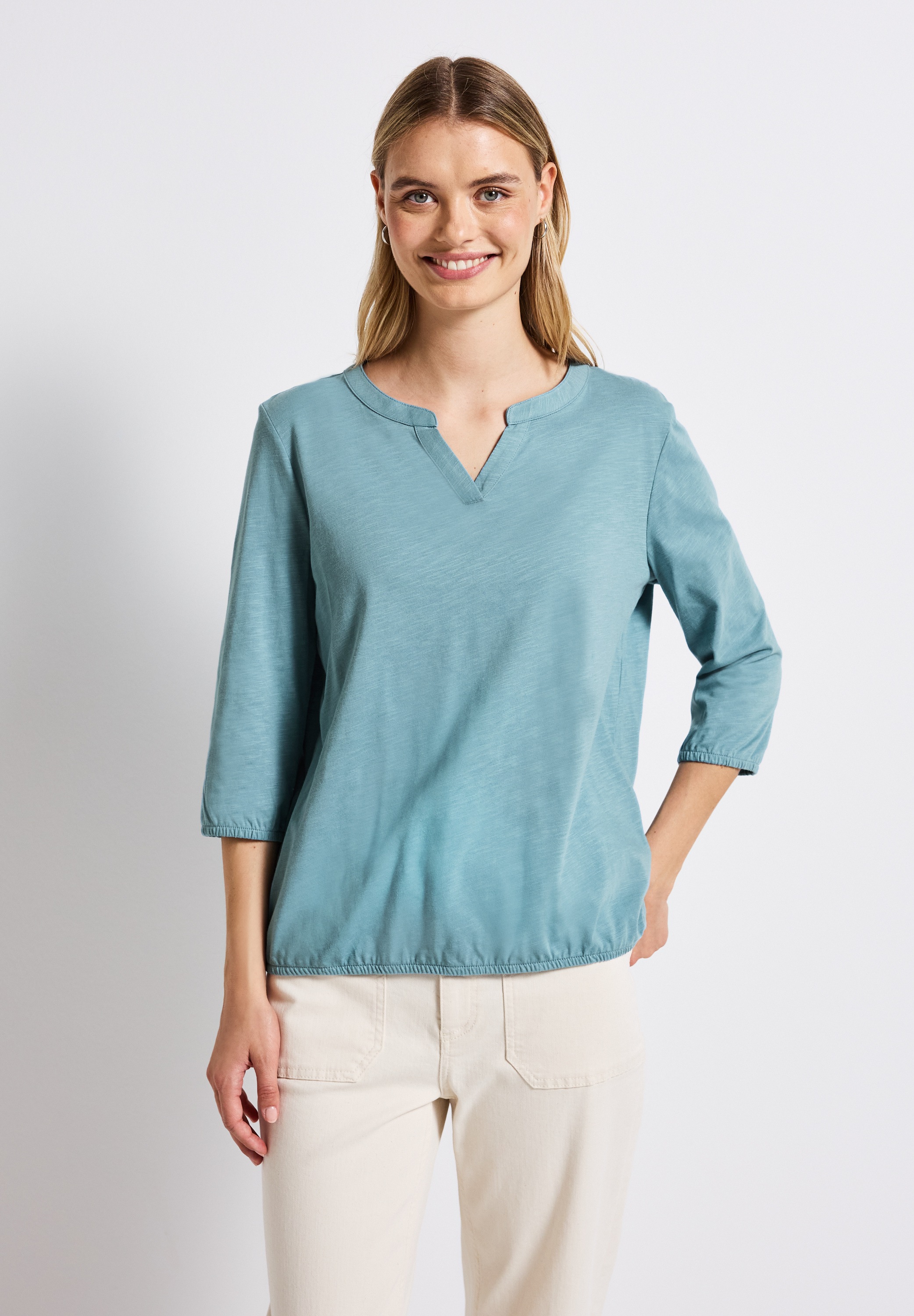 STREET ONE T-Shirt aus reiner Baumwolle günstig online kaufen