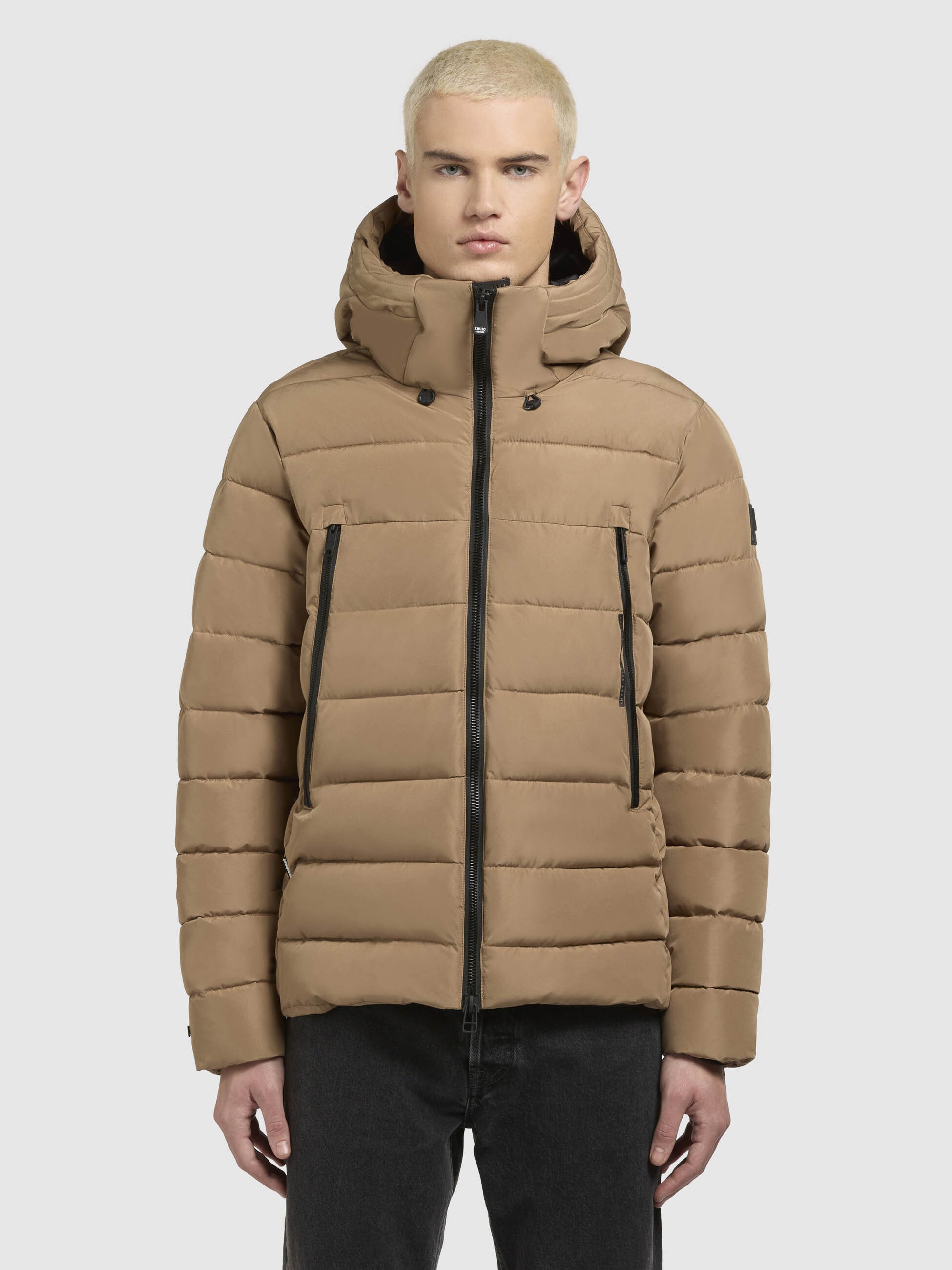 khujo Steppjacke »WOU«, mit Kapuze