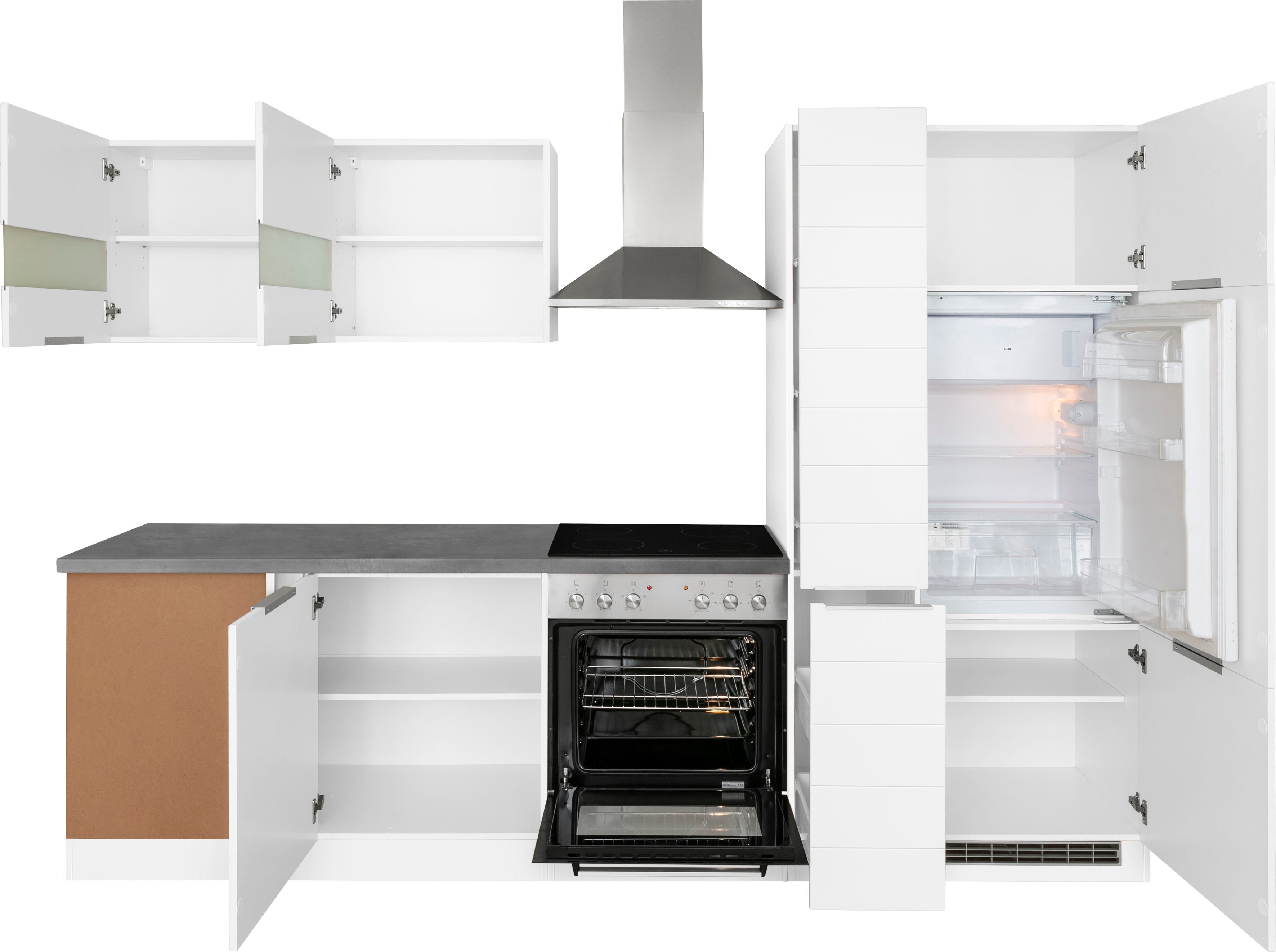 Thumbnail - KOCHSTATION Winkelküche "KS-Luhe" Stellbreite 240x270 cm, wahlweise mit oder ohne E-Geräten, MDF-Fronten