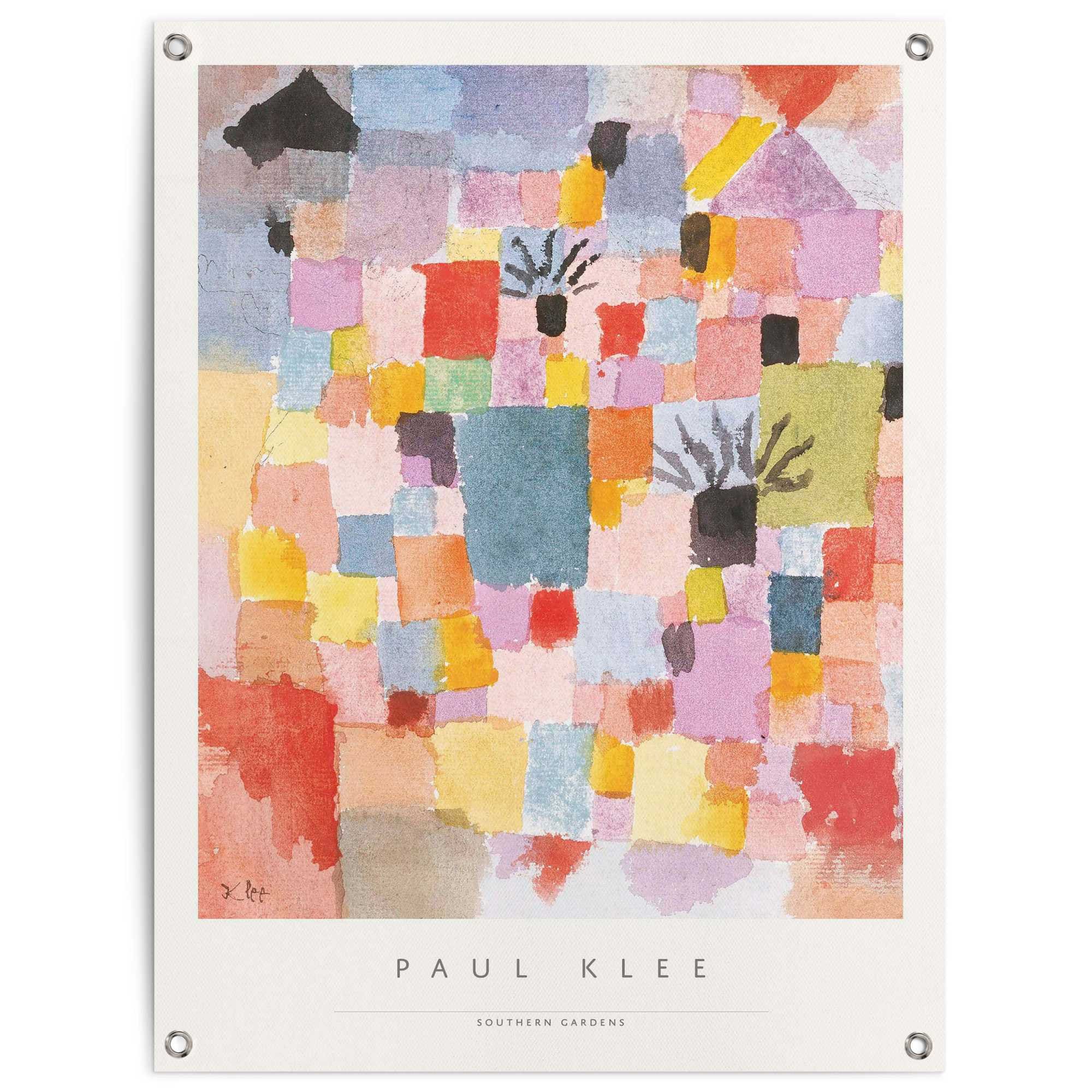 Poster »Paul Klee II«, Outdoor für Garten oder Balkon
