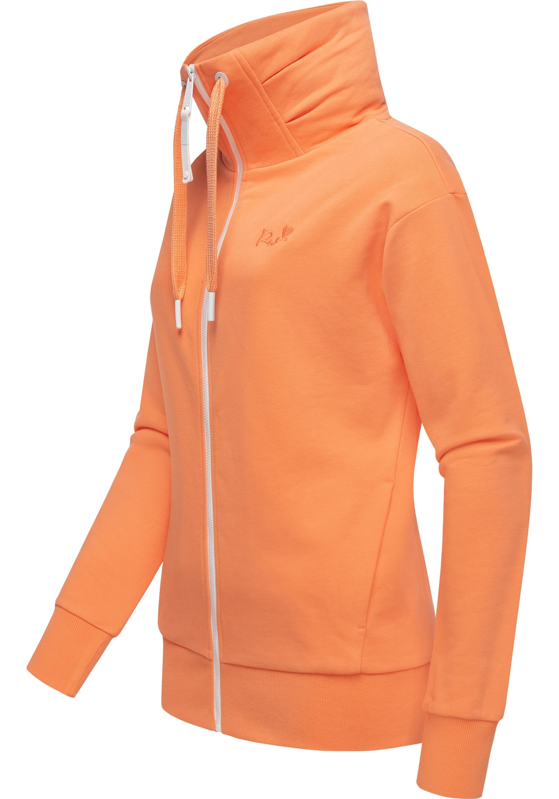 Ragwear Sweatjacke »Shocky«, sportliche Damen Zip-Hoodie mit Kordeln