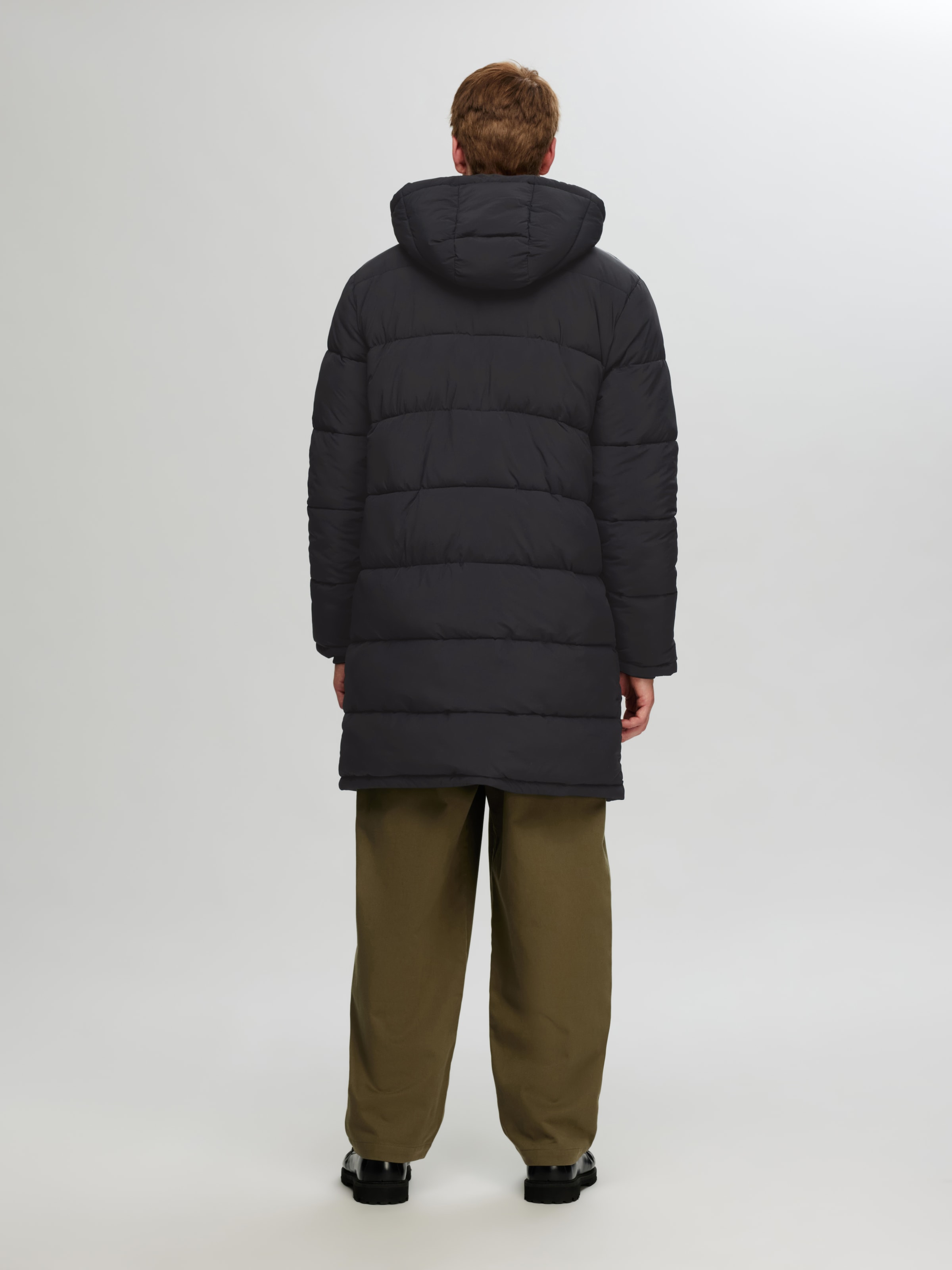 SELECTED HOMME Steppjacke »SLHCOOPER PUFFER COAT NOOS«, mit Kapuze