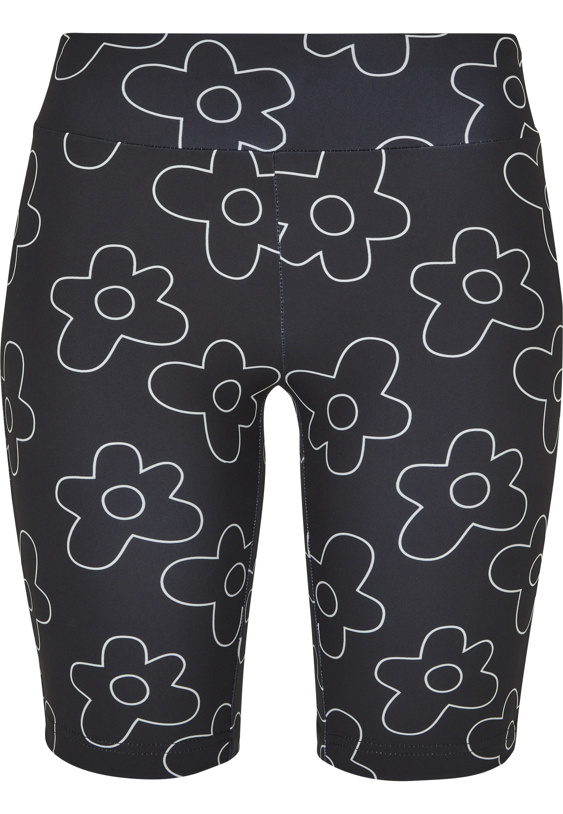 URBAN CLASSICS Fahrradhose "Urban Classics Damen Ladies High Waist AOP Tech Cycle Shorts"