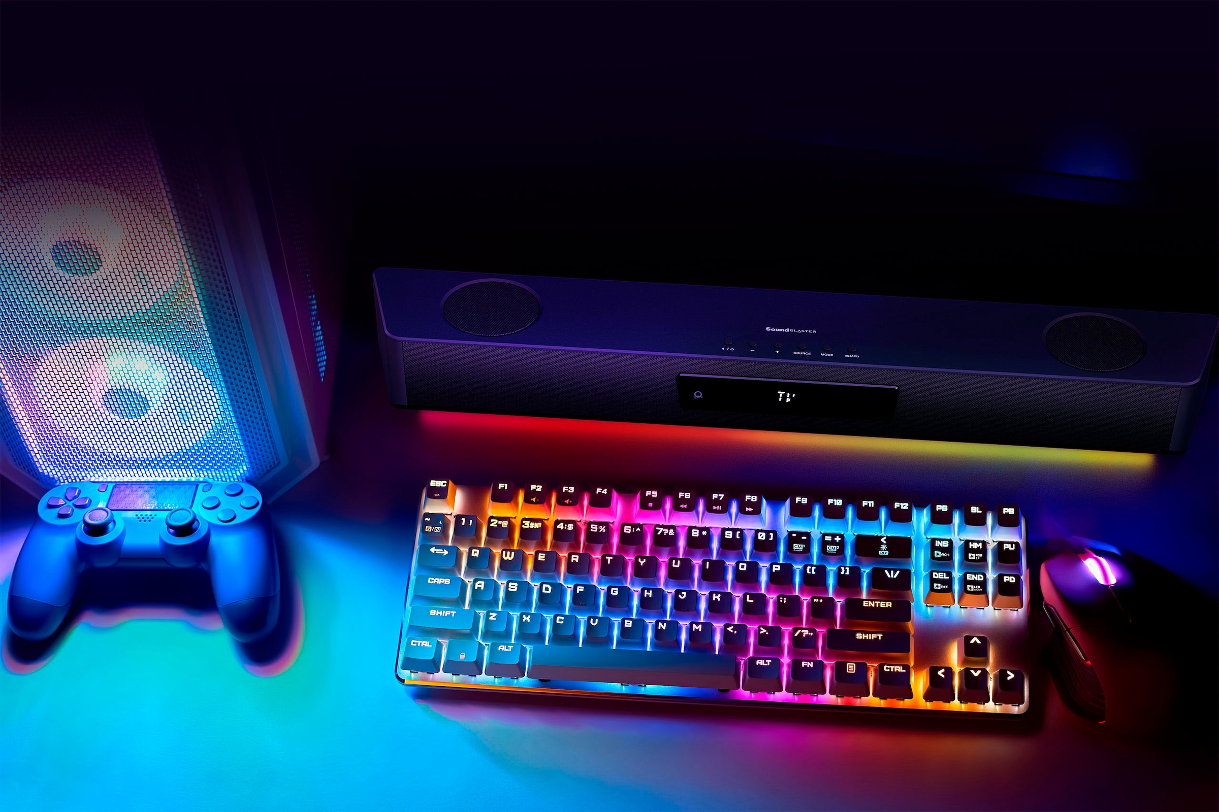 Creative Soundbar »Sound Blaster KATANA SE Soundbar, Super X-Fi, HDMI-ARC, USB-Audio«, Bluetooth 5.0