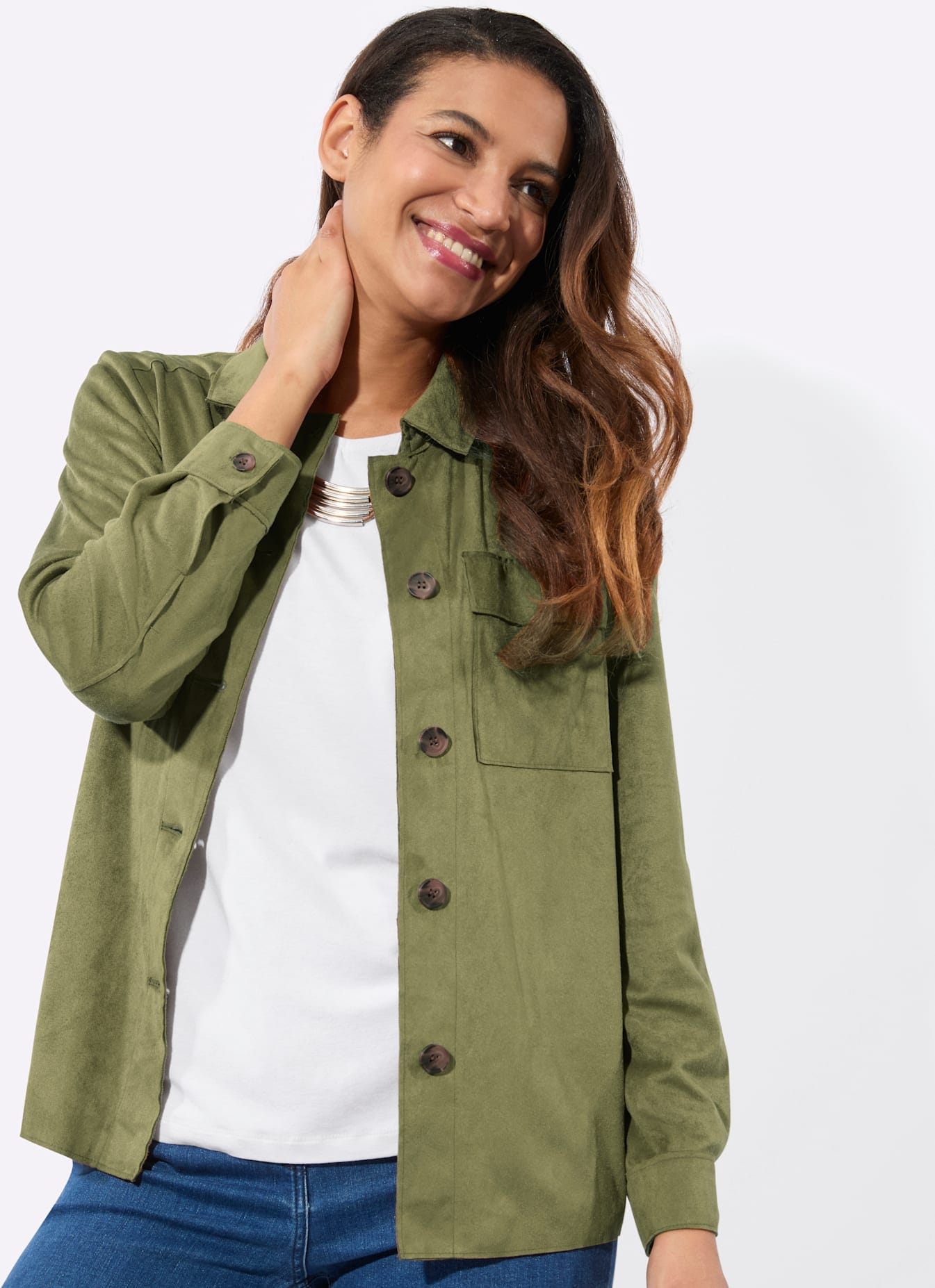 Casual Looks Lederimitat-Blazer »Lederimitat-Blazer«