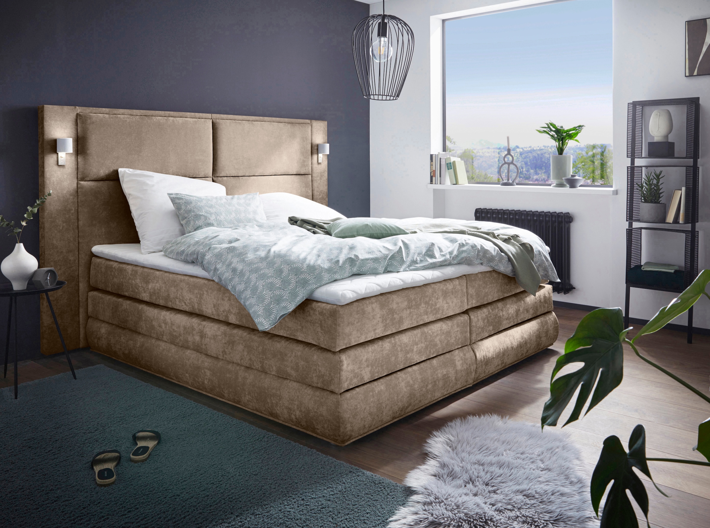 COLLECTION AB Boxspringbett Copenhagen, inklusive Bettkasten und Topper, wa günstig online kaufen